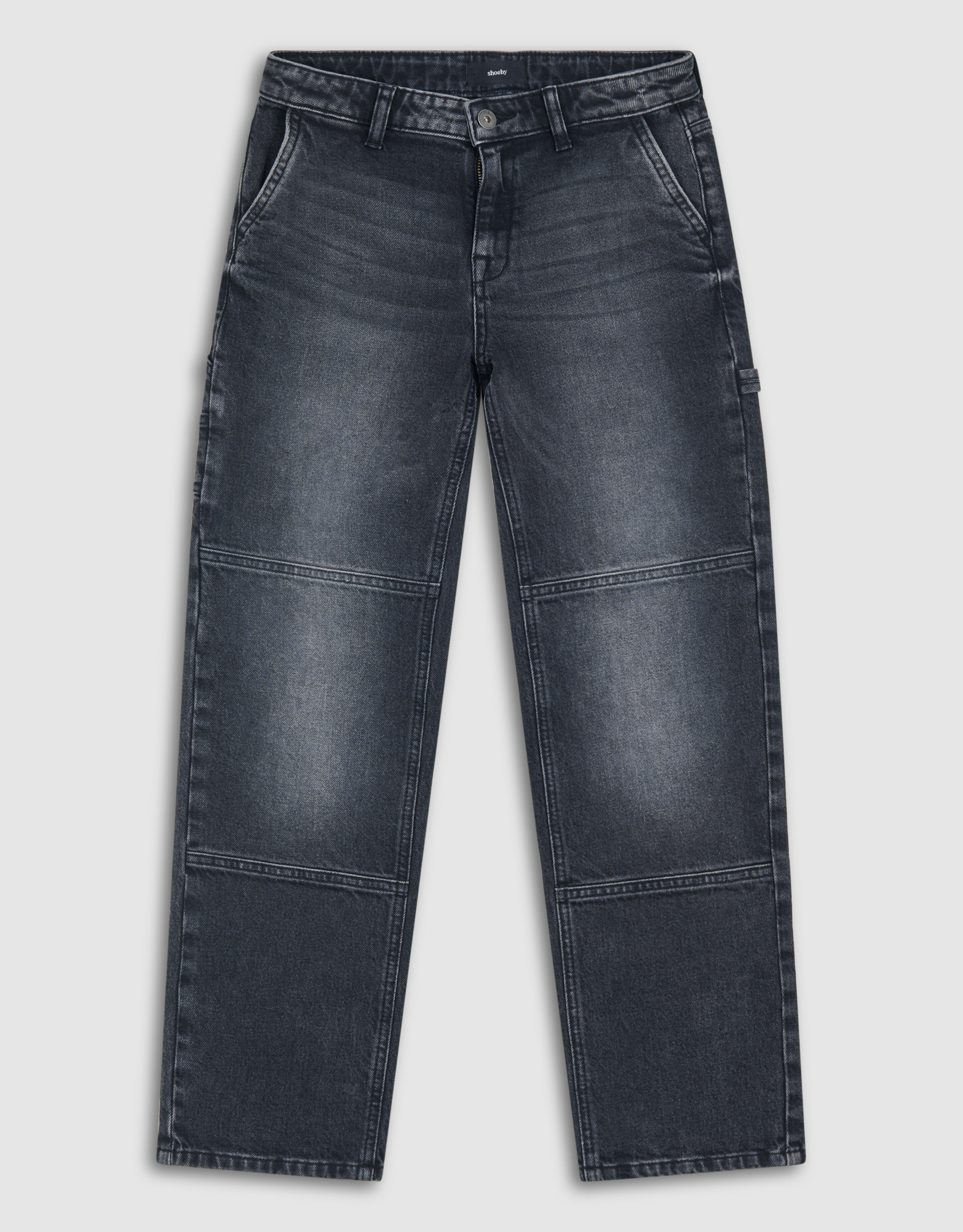Carpenter Straight Fit Jeans Dunkelgrau SHOEBY BOYS