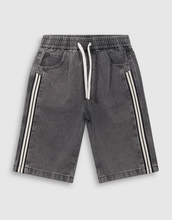 Sportliche Jeansshorts Grau SHOEBY BOYS