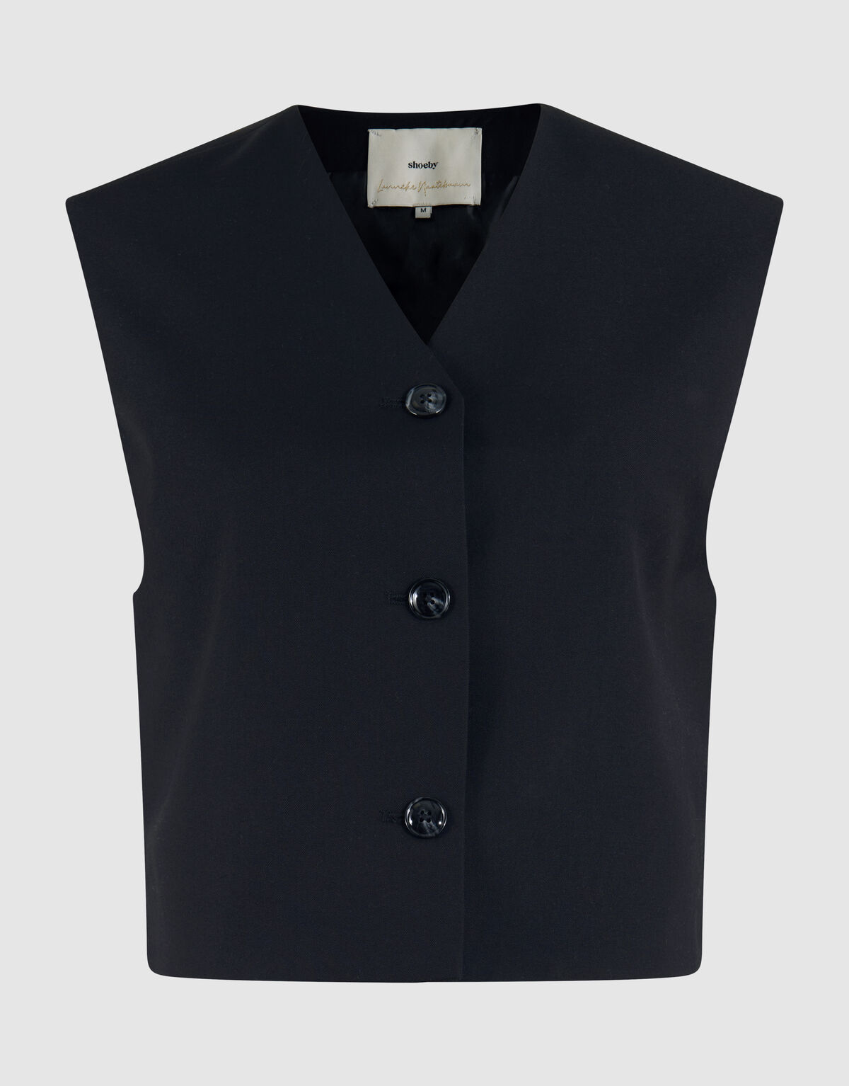 Gek&uuml;rztes Gilet Schwarz Von Lonneke SHOEBY WOMEN