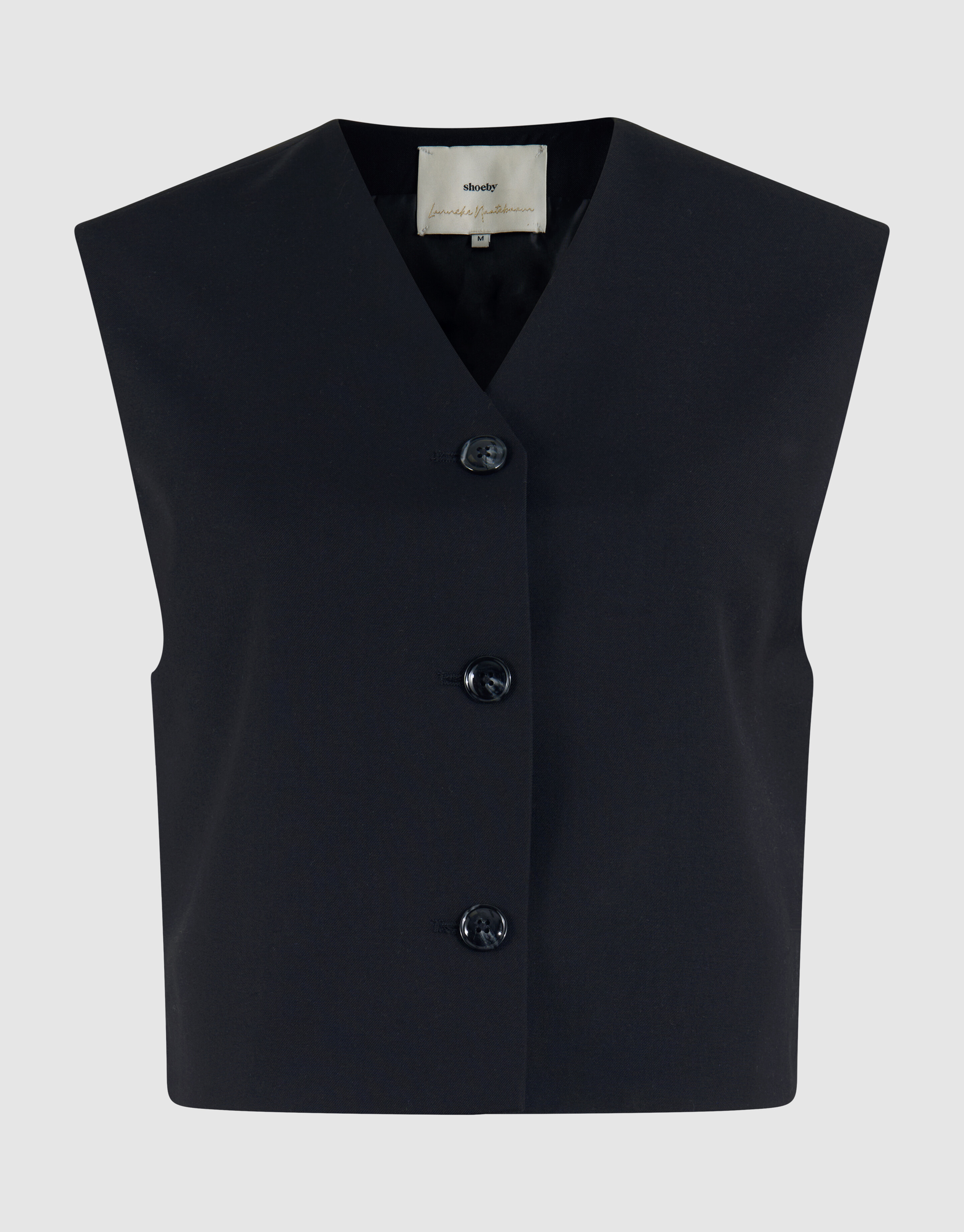 Gek&uuml;rztes Gilet Schwarz Von Lonneke SHOEBY WOMEN
