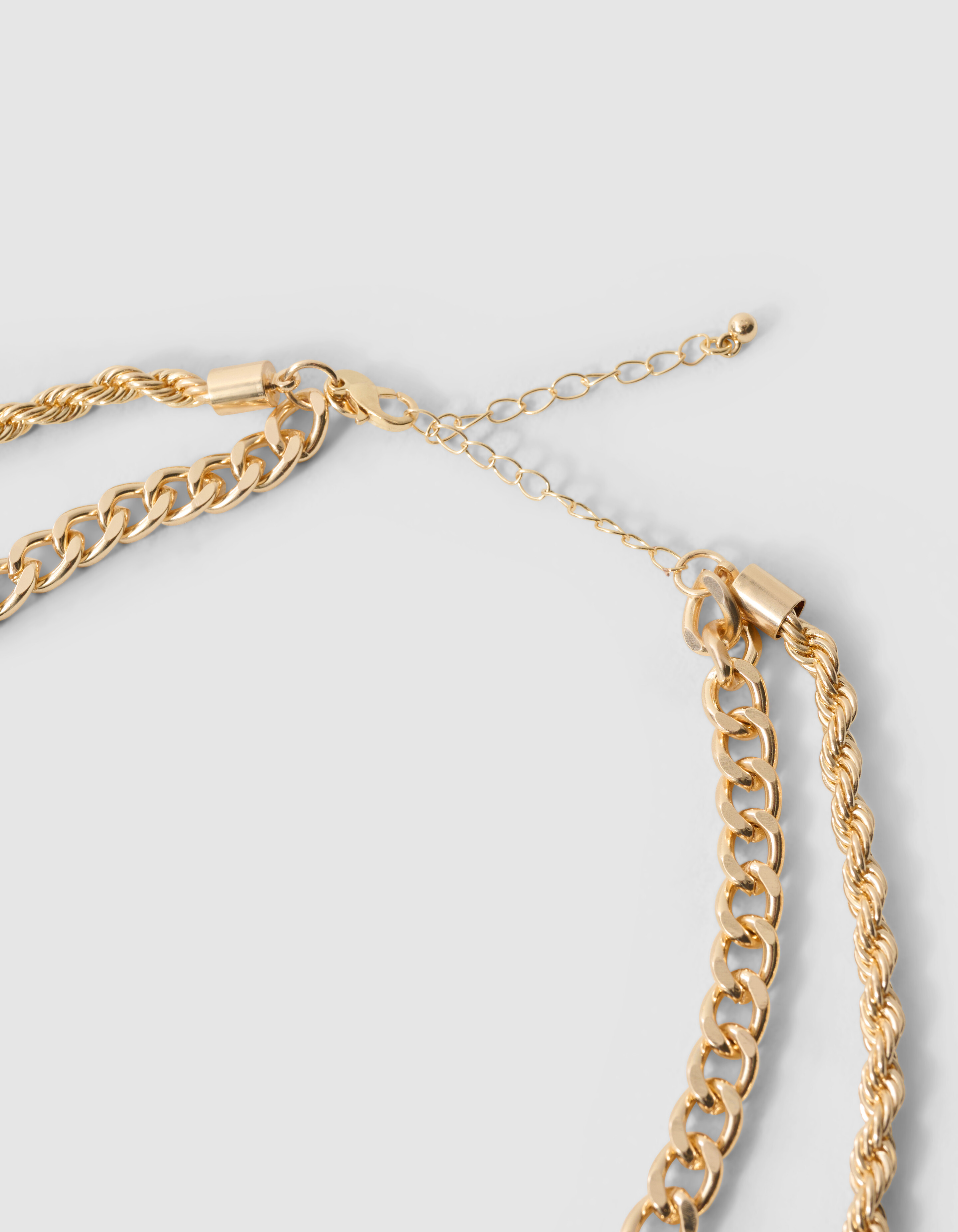 Vintage Layered Heart Halskette Gold SHOEBY ACCESSOIRES