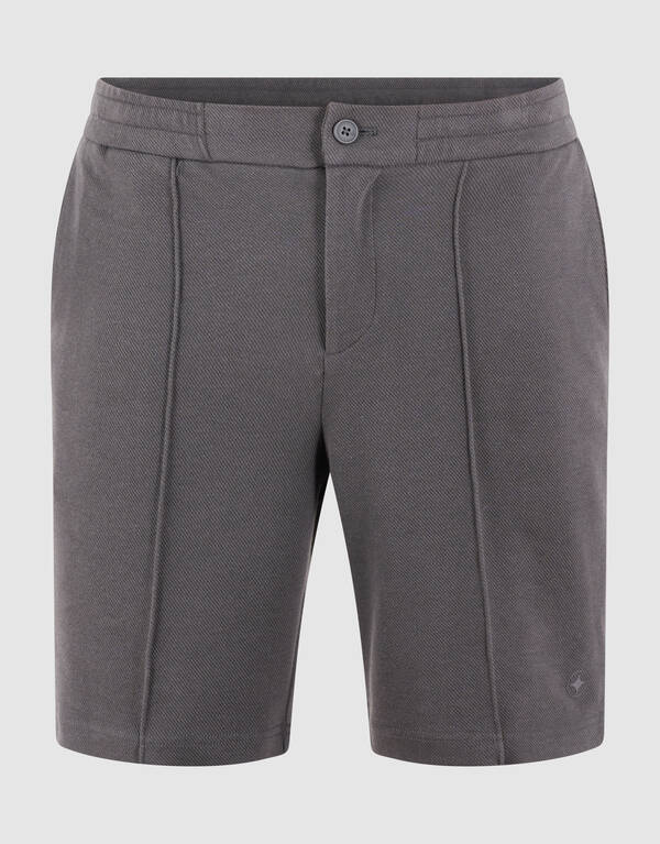 Struktur Regular Fit Shorts Dunkelgrau SHOEBY MEN