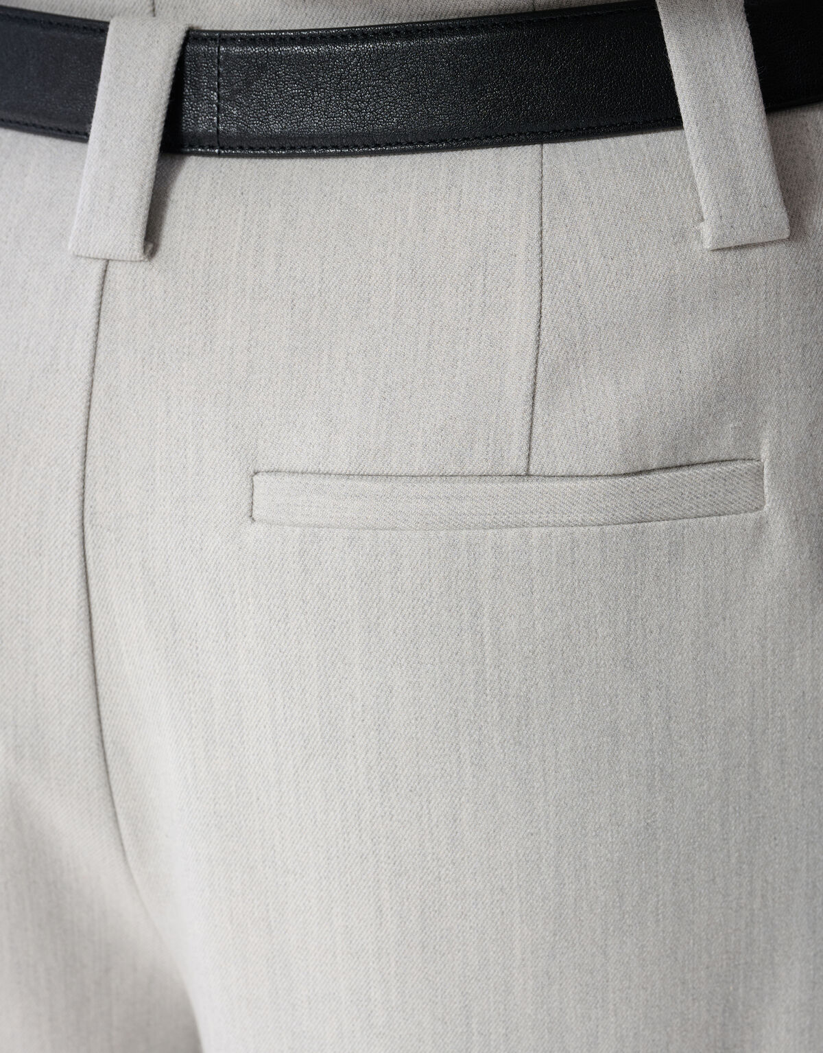 Weite Hosen Passform Hellgrau Von Mieke SHOEBY WOMEN