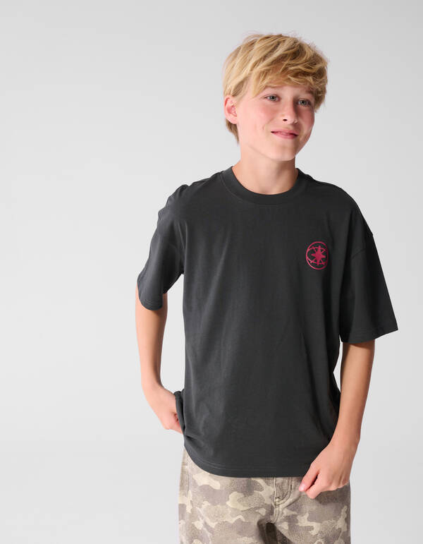 London-Kunstwerk-T-Shirt Dunkelgrau SHOEBY BOYS