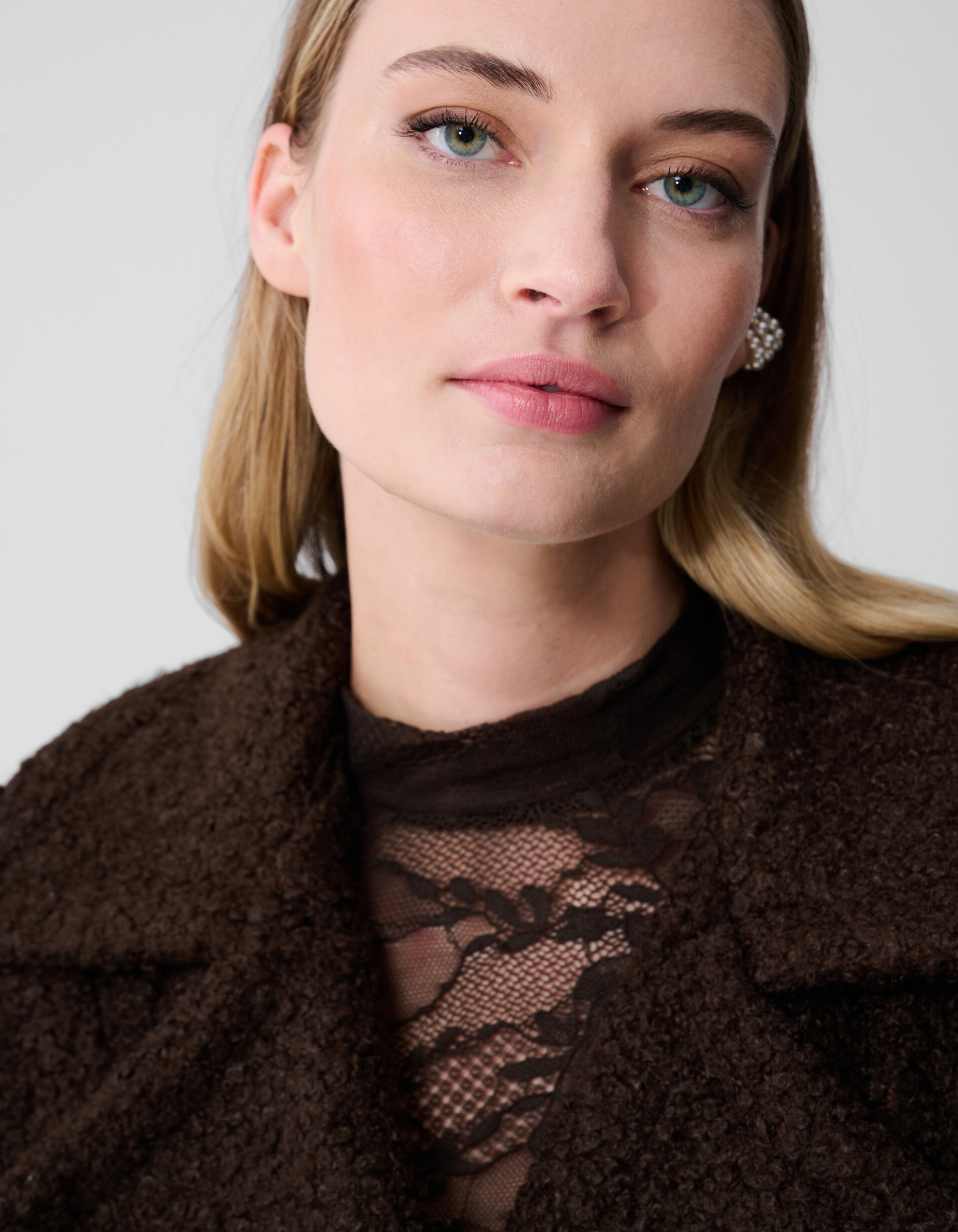 Oversize Teddyweste Dunkelbraun SHOEBY WOMEN