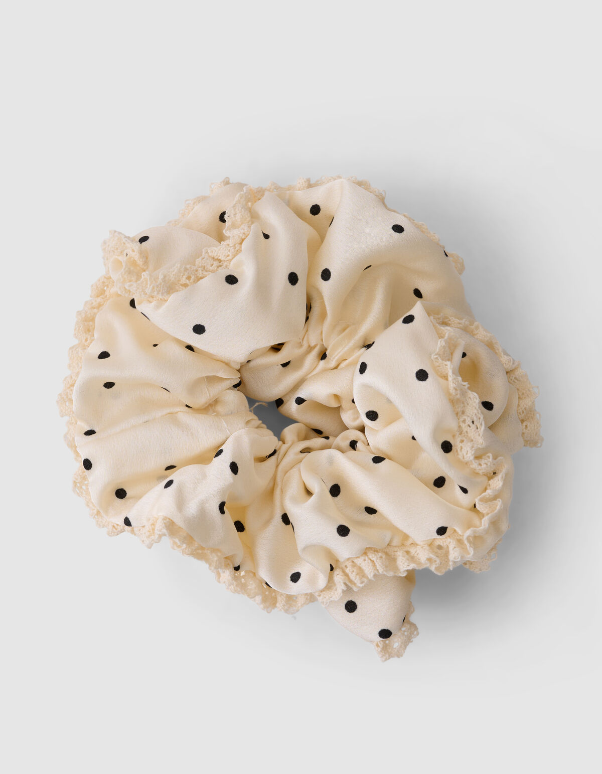 Gro&szlig;er Haargummi mit wei&szlig;en und schwarzen Punkten SHOEBY ACCESSOIRES