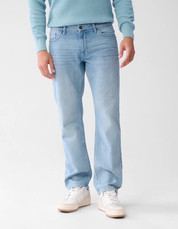 Straight Fit Jeans Gebleicht L34 SHOEBY MEN