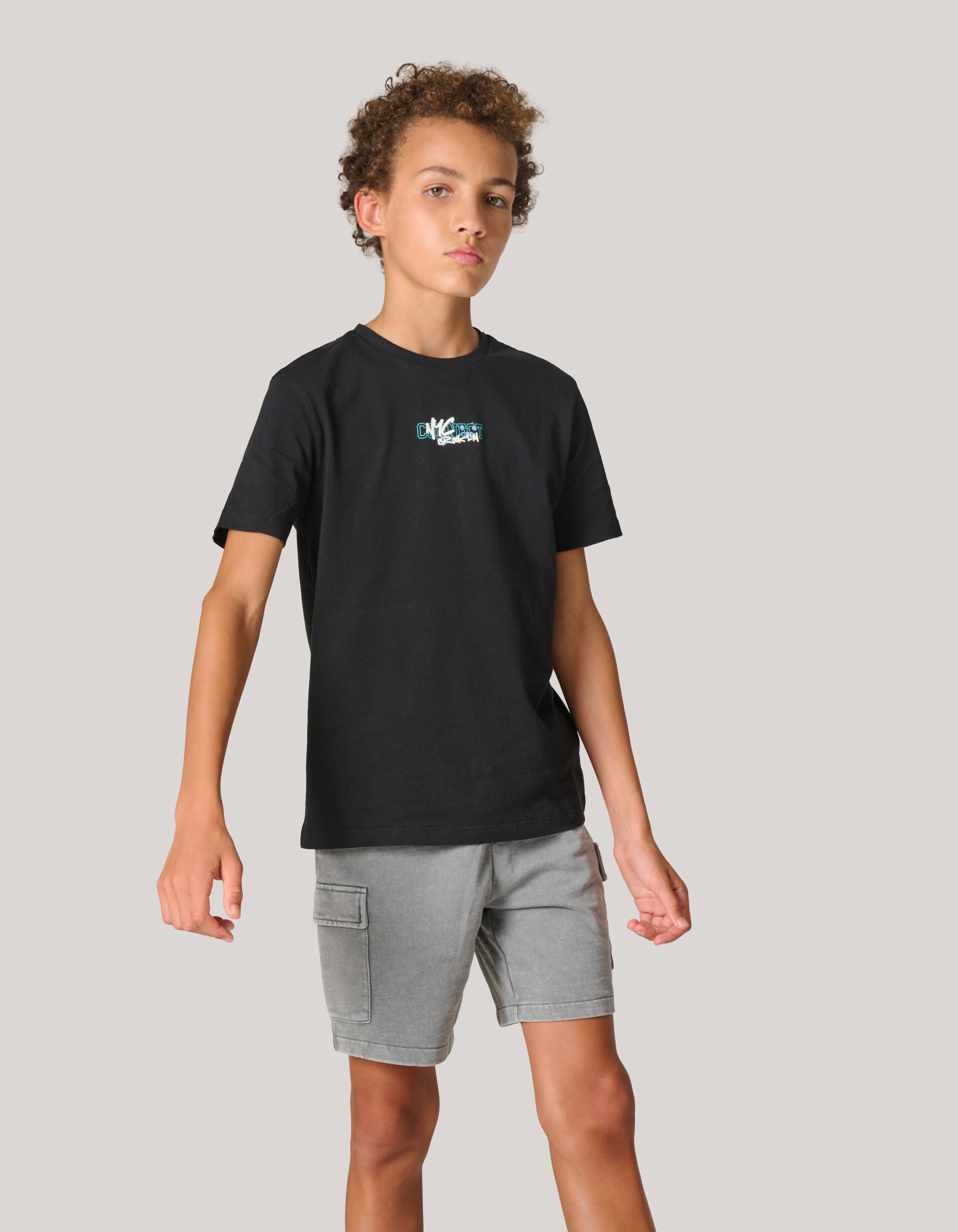 Artwork T-shirt Schwarz SHOEBY BOYS