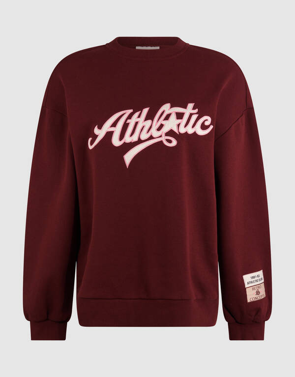 Athletic Artwork Pullover Dunkelrot SHOEBY WOMEN