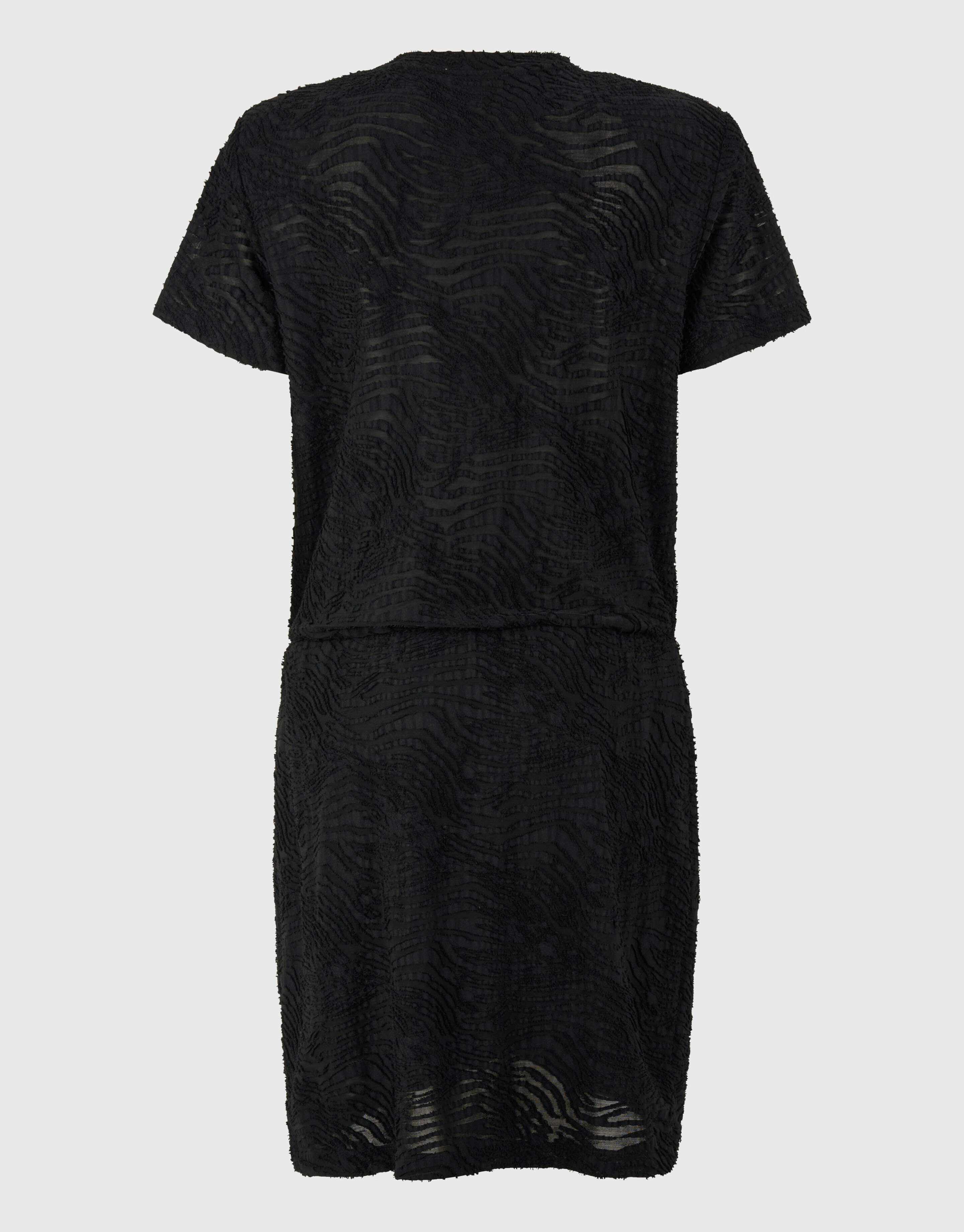 Zebra-Jersey-Kleid Schwarz SHOEBY WOMEN