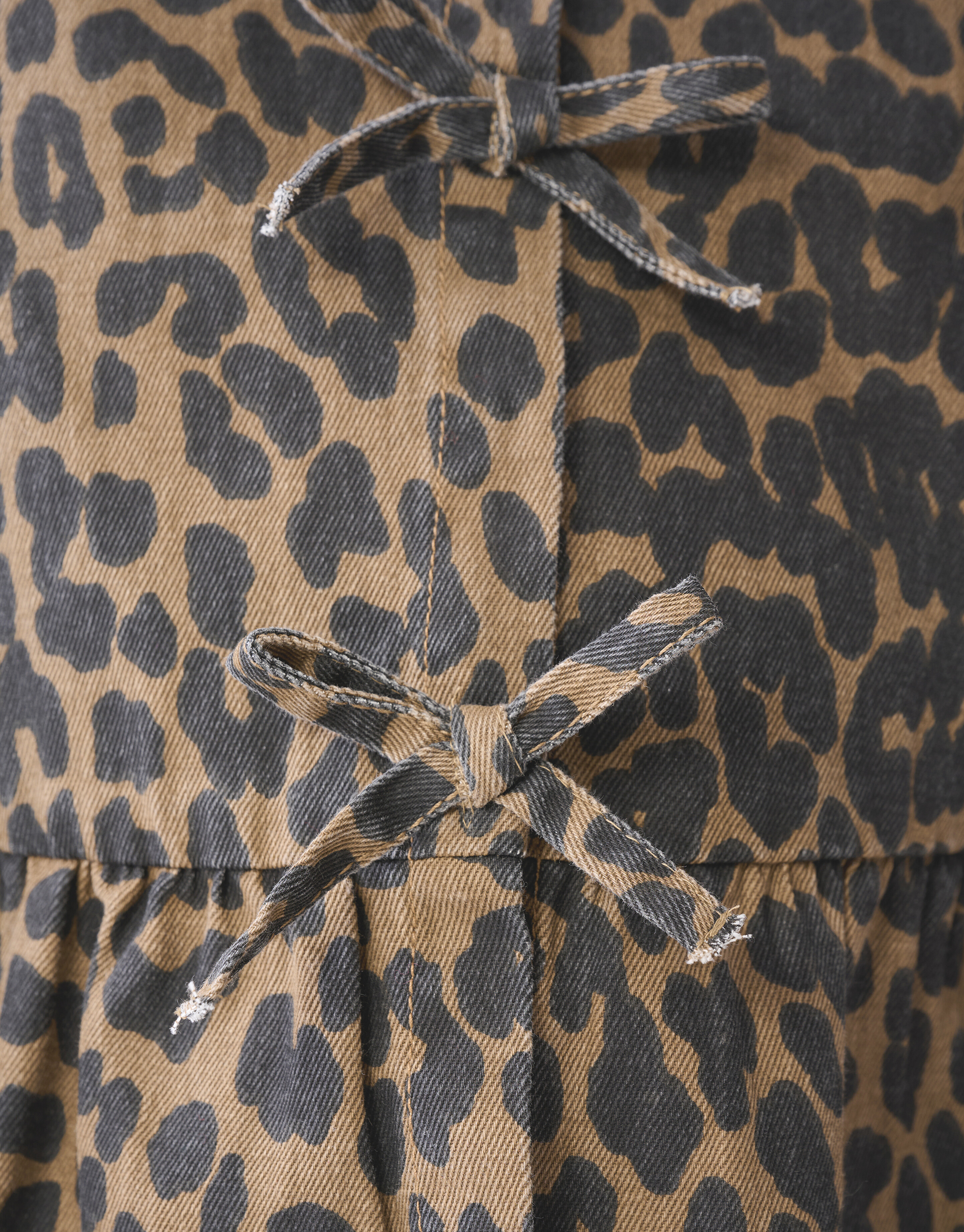 Leopard Schleife Bluse Braun JILL&MITCH