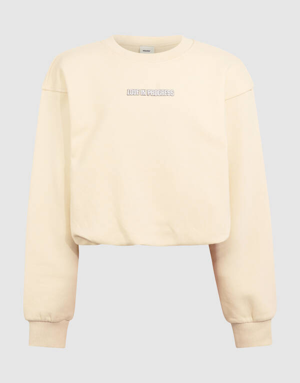 Pullover mit 28-teiligem Artwork, cremefarben SHOEBY GIRLS