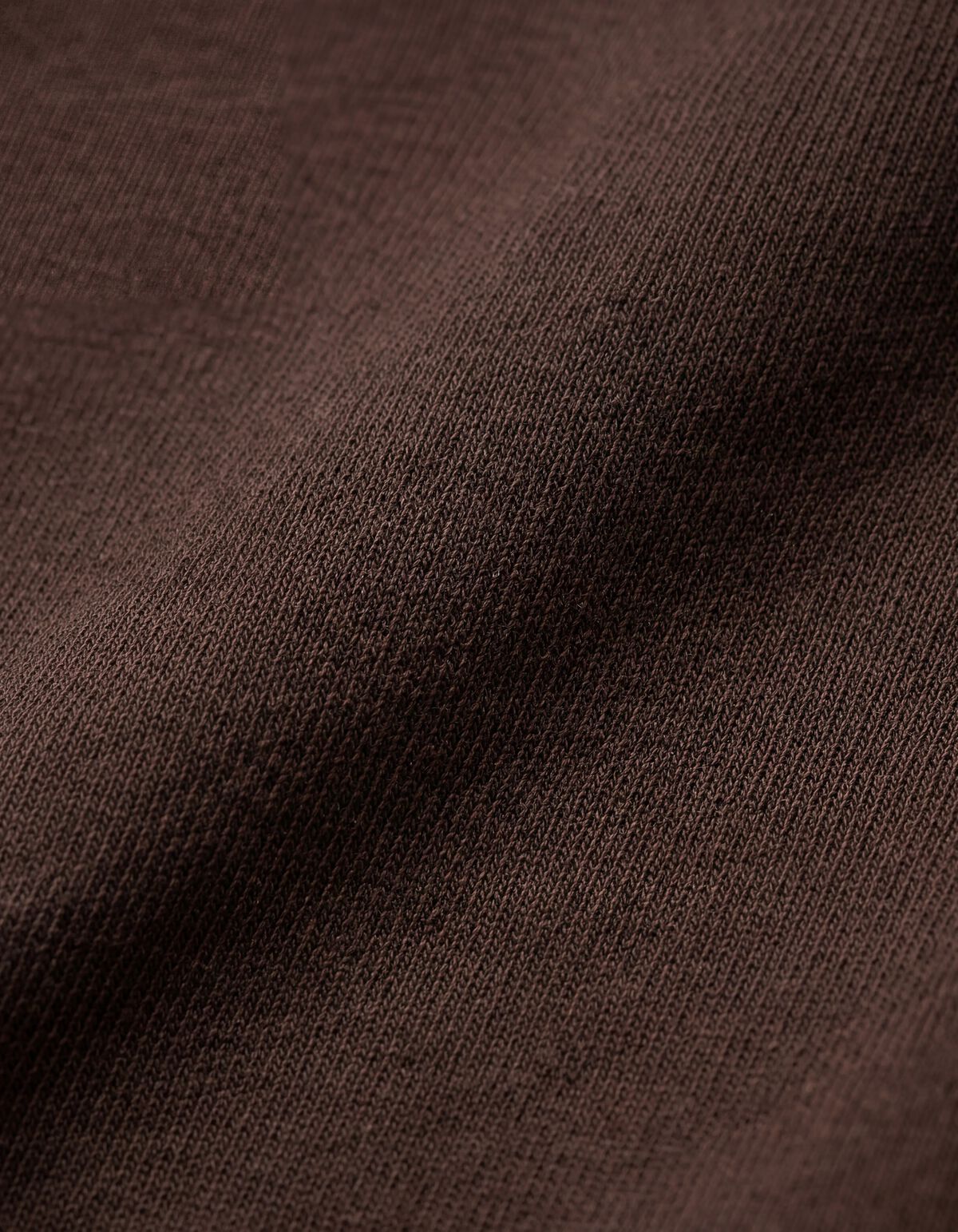 Basis Label T-shirt Donkerbruin SHOEBY MEN