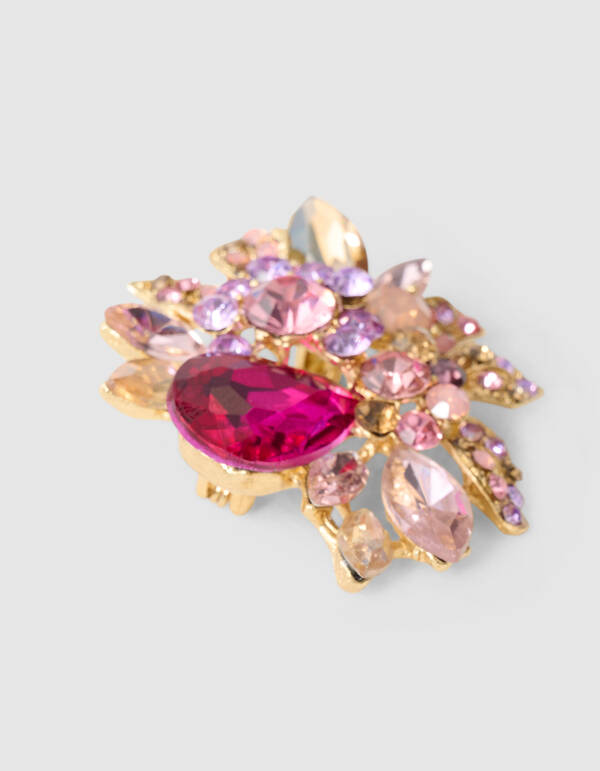 Multistrass-Brosche Gold SHOEBY ACCESSOIRES