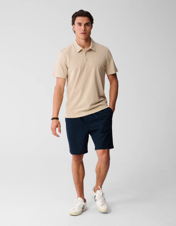 Jacquard-Polo Sand SHOEBY MEN