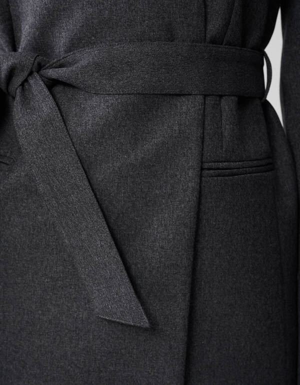 Oversized-Wickelblazer Dunkelgrau Von Lonneke SHOEBY WOMEN