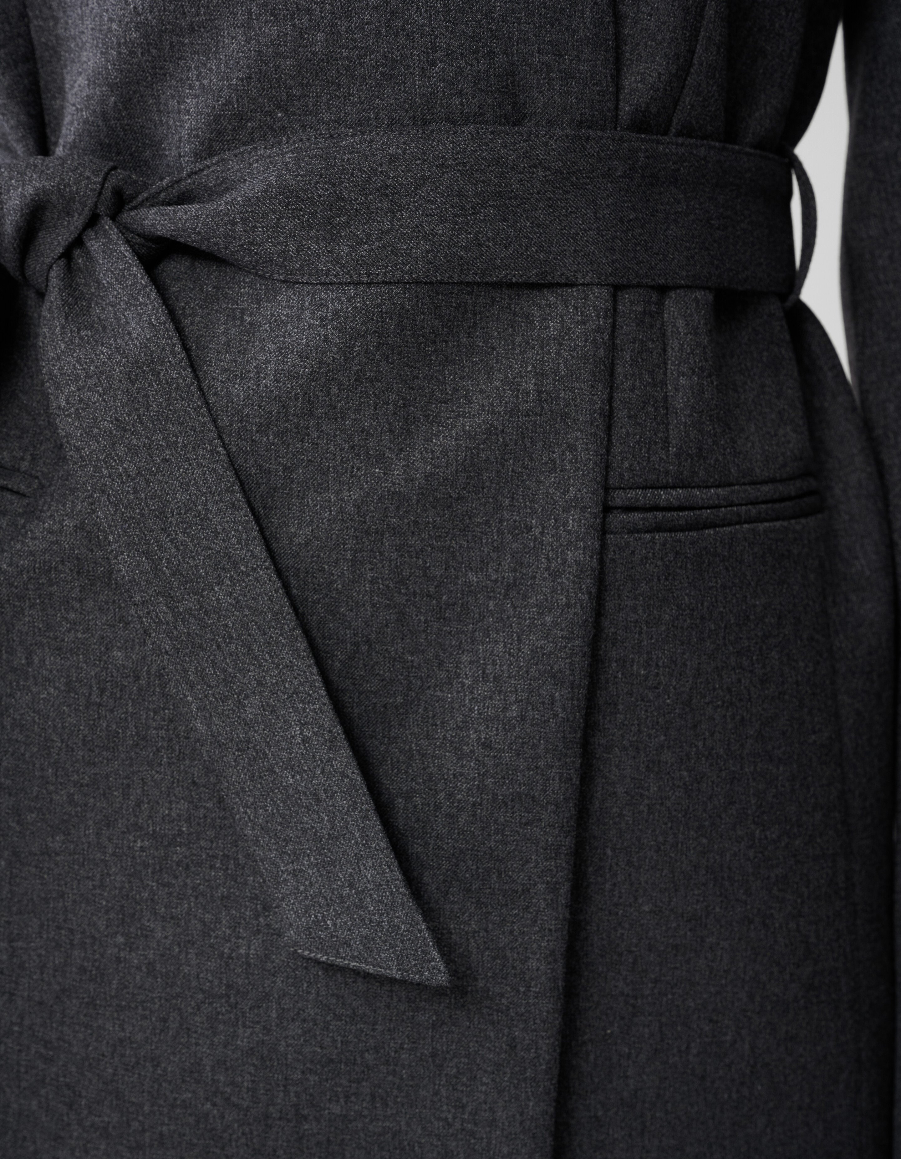 Oversized-Wickelblazer Dunkelgrau Von Lonneke SHOEBY WOMEN