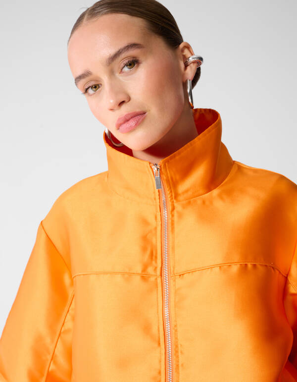 Oversized Bomberjacke Orange SHOEBY WOMEN