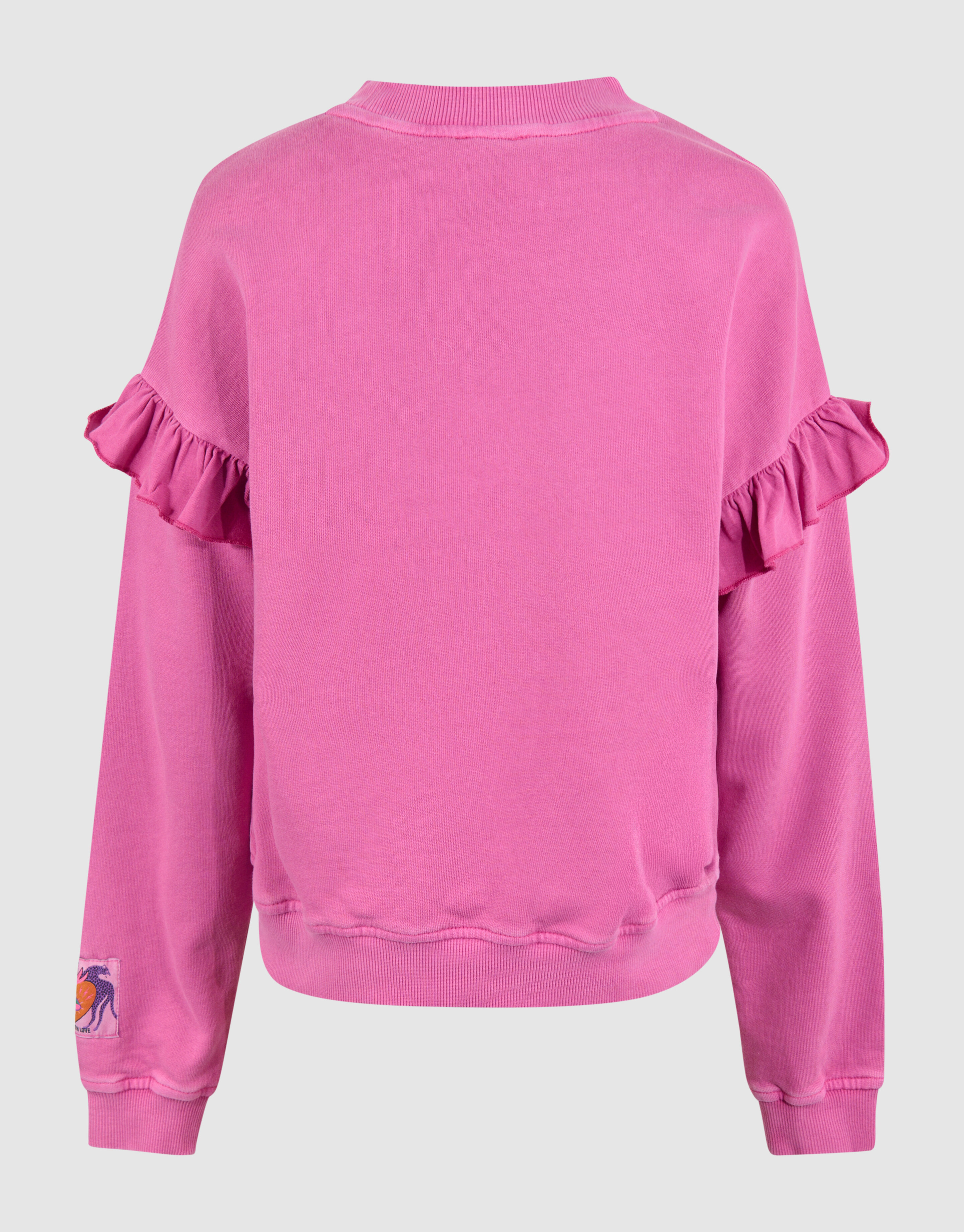 Rüschen-Logo-Pullover Pink von Lizzy SHOEBY GIRLS