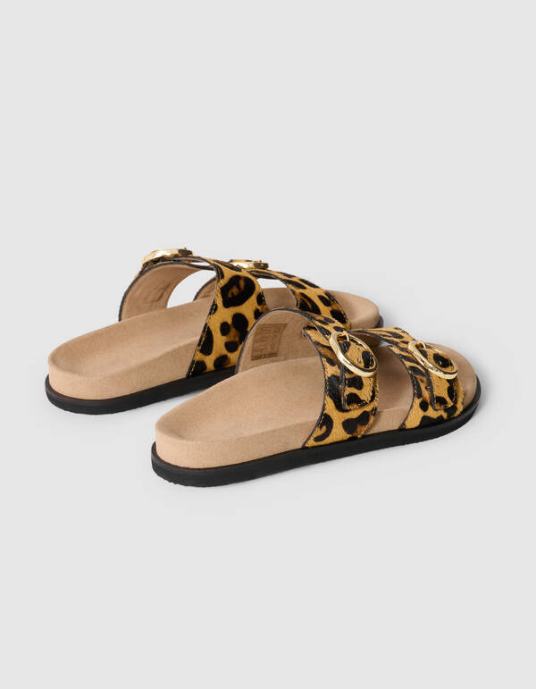 Leopard Hausschuh Braun SHOEBY SHOES
