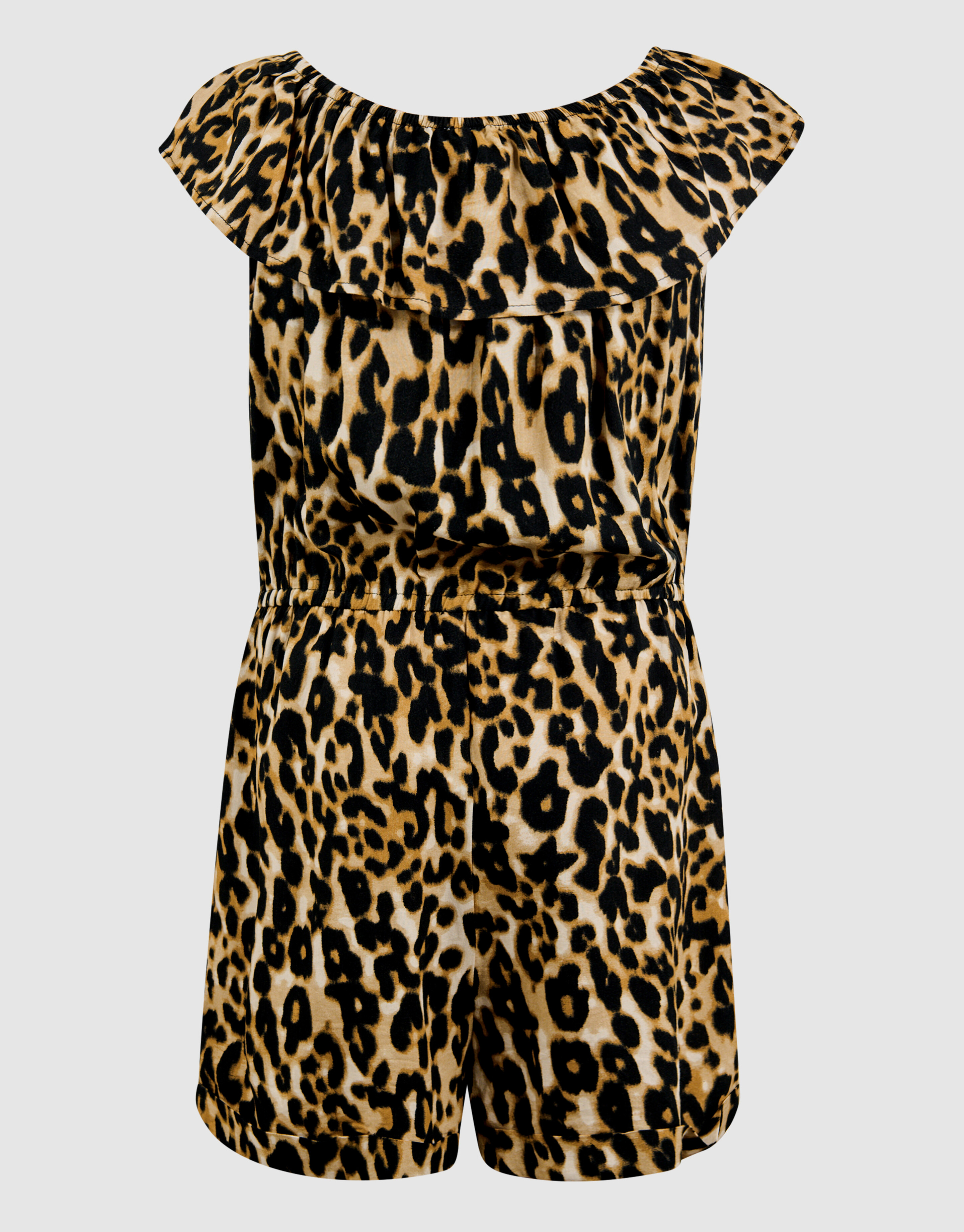 Star Leopard Jumpsuit Hellbraun SHOEBY GIRLS