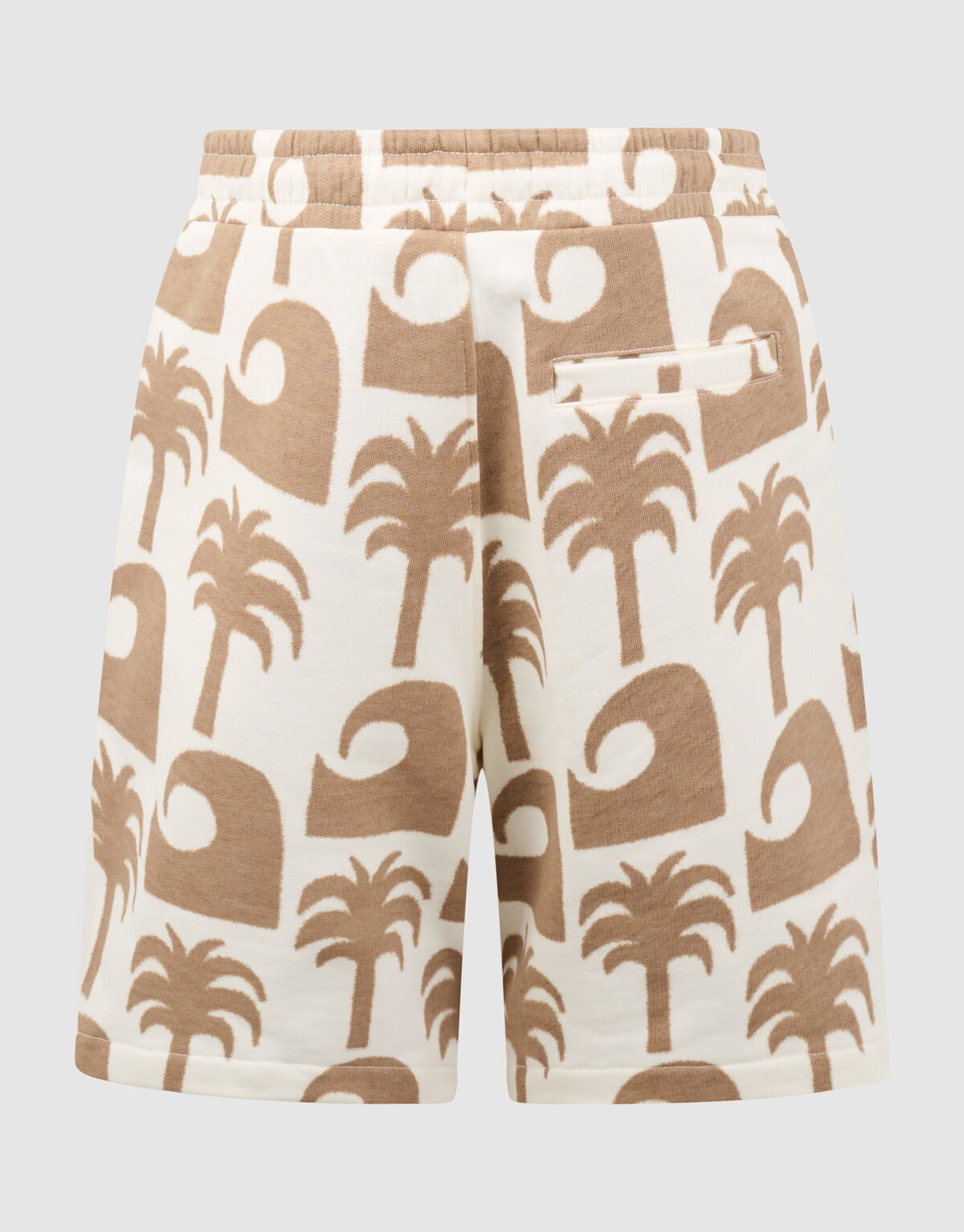 Palm Print Kurz Gebrochen Wei&szlig; SHOEBY BOYS