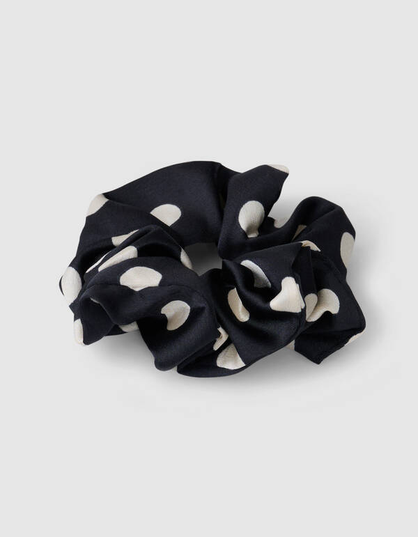 Schwarzer Punkt-Haargummi SHOEBY ACCESSOIRES