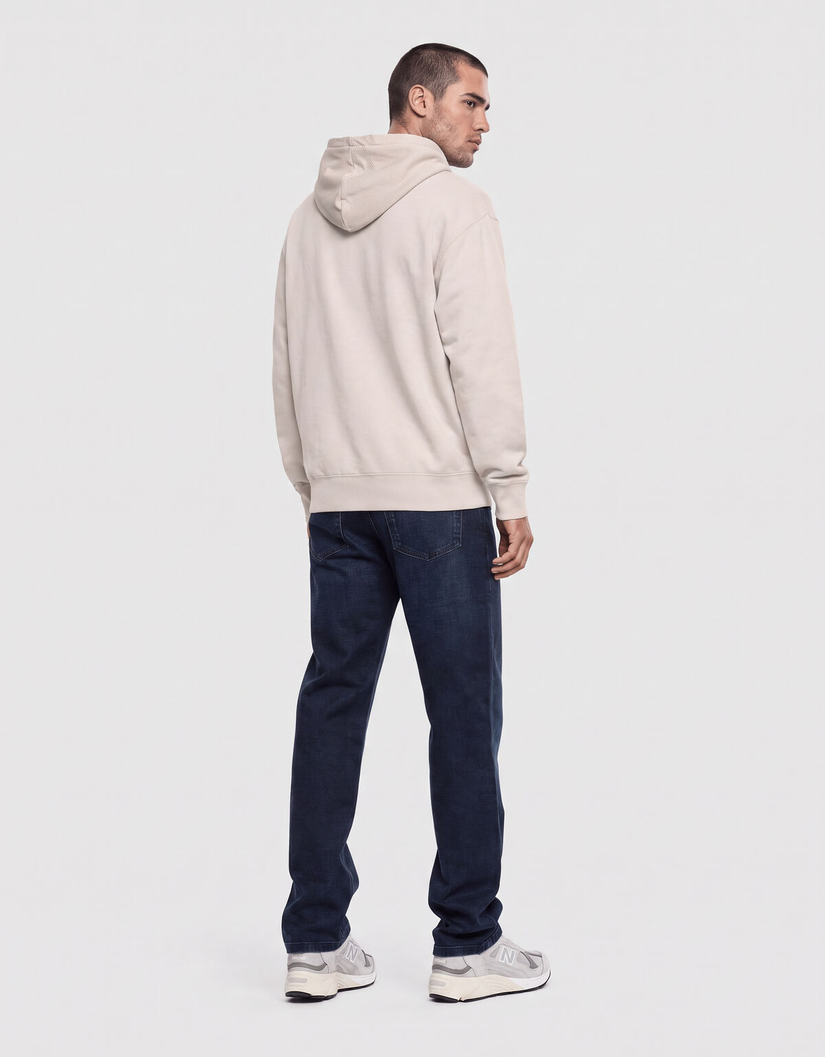 Jacquard-Hoodie Hellgrau SHOEBY MEN