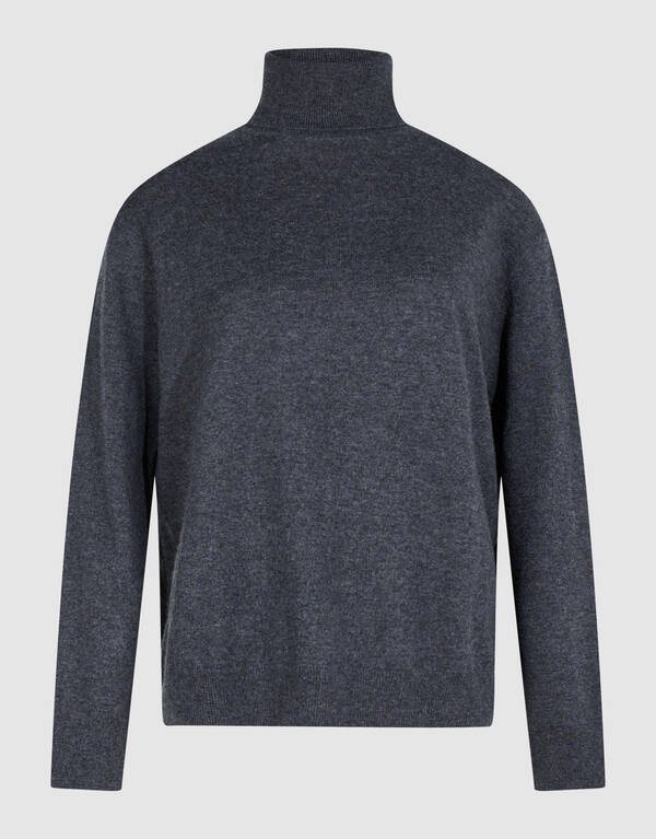 Strickrollkragenpullover Dunkelgrau By Lonneke SHOEBY WOMEN