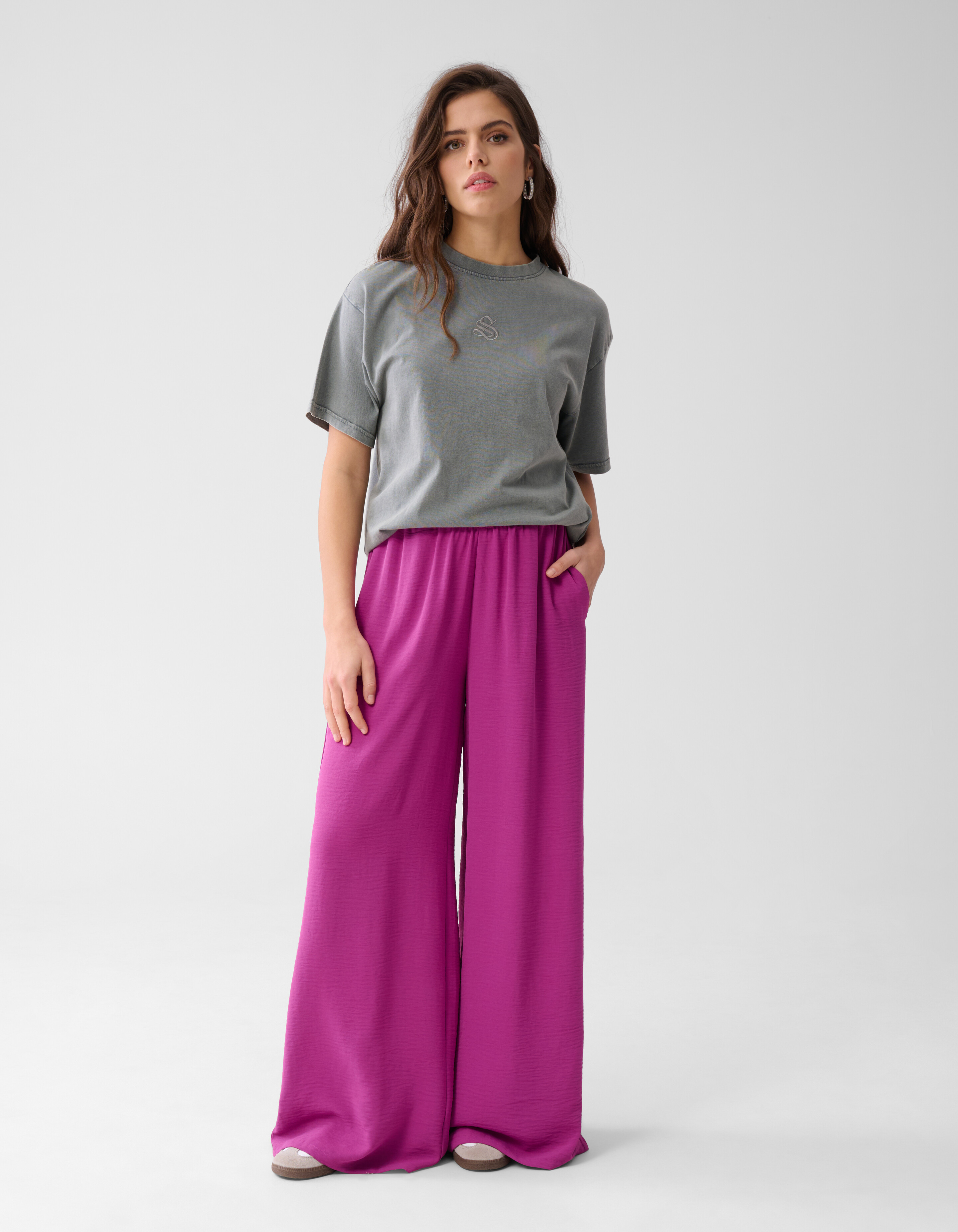 Twist Hose mit weitem Bein Lila SHOEBY WOMEN