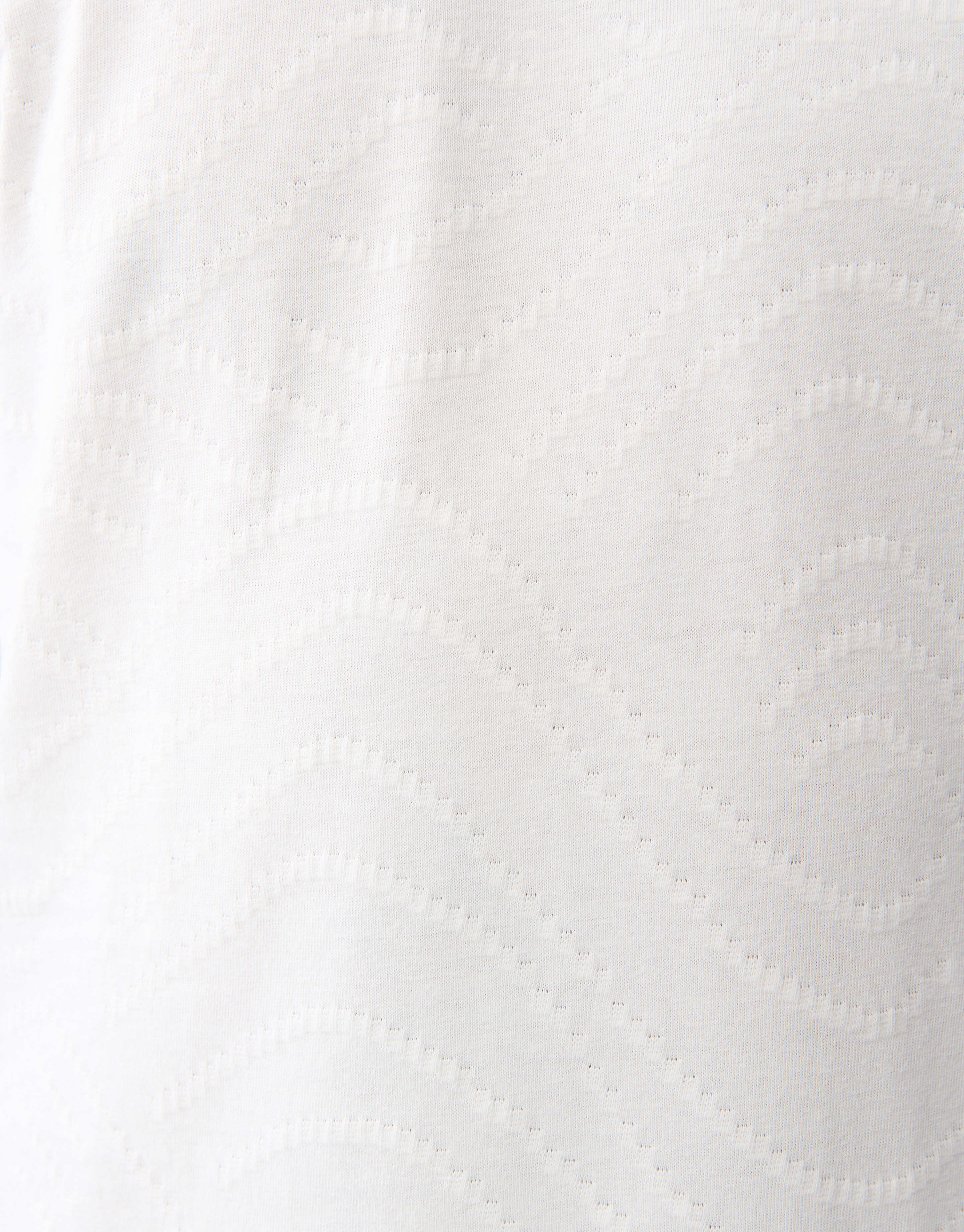 Jacquard-T-Shirt Off White SHOEBY MEN