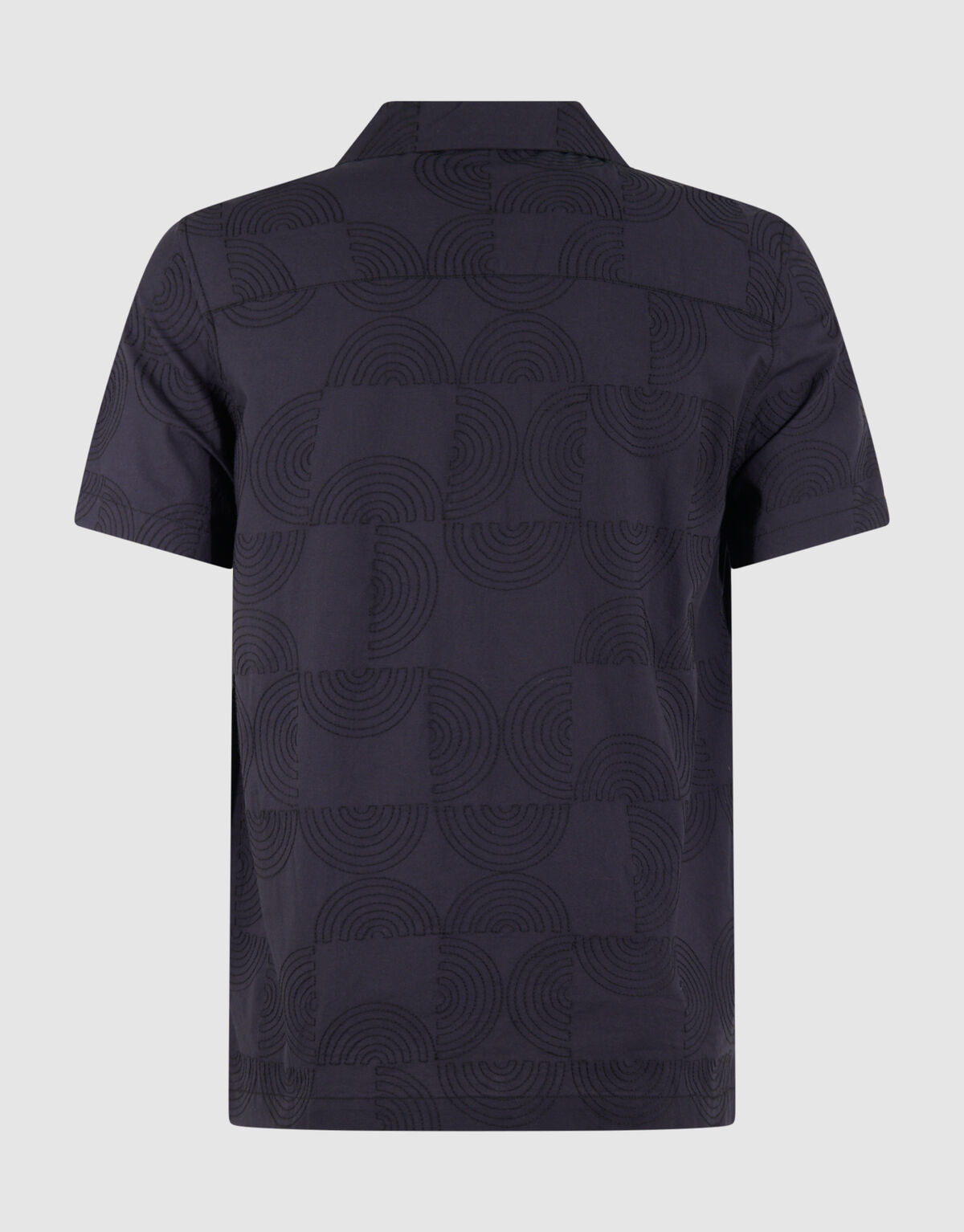 Mehrfach besticktes Hemd Dunkelgrau SHOEBY MEN