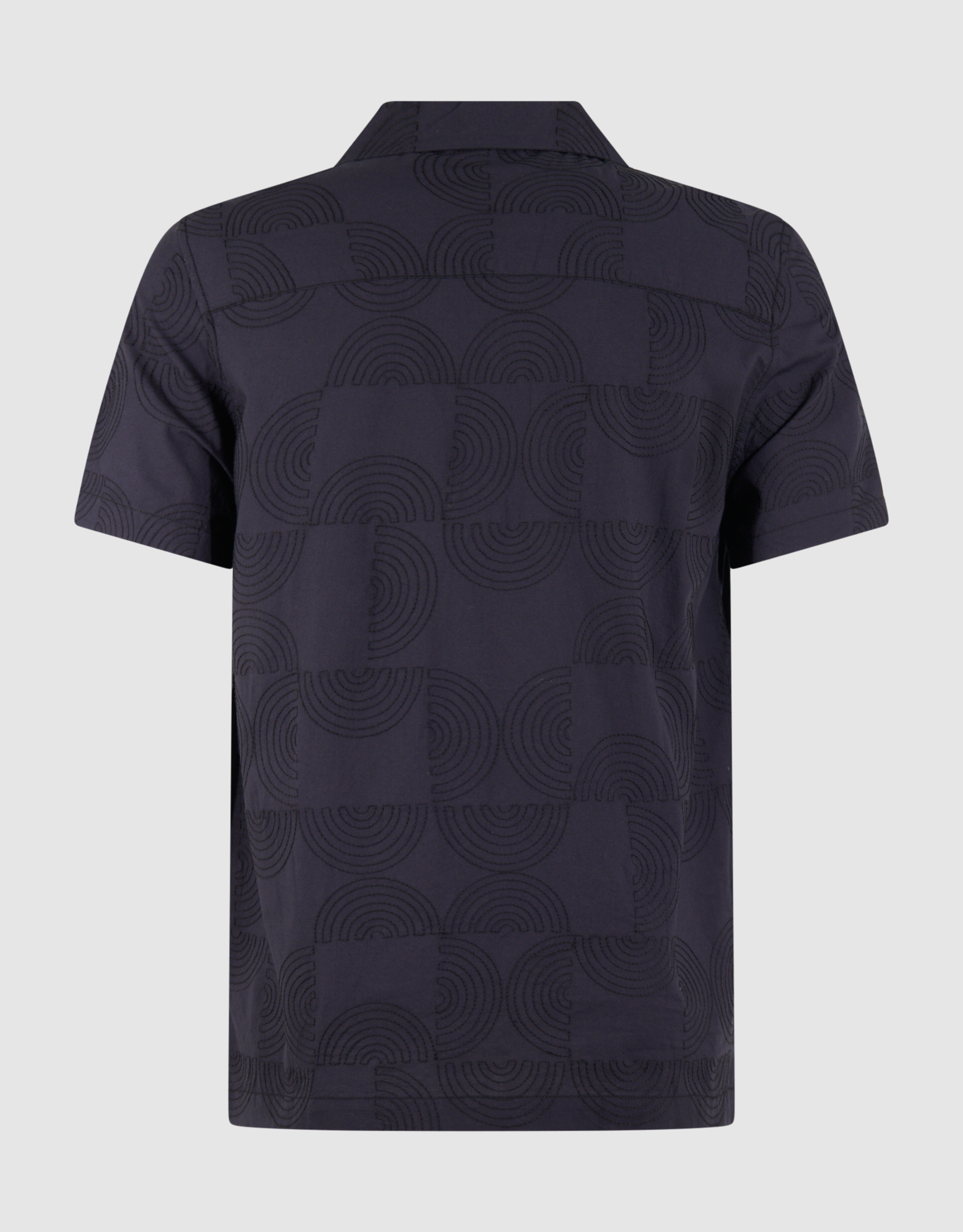 Mehrfach besticktes Hemd Dunkelgrau SHOEBY MEN