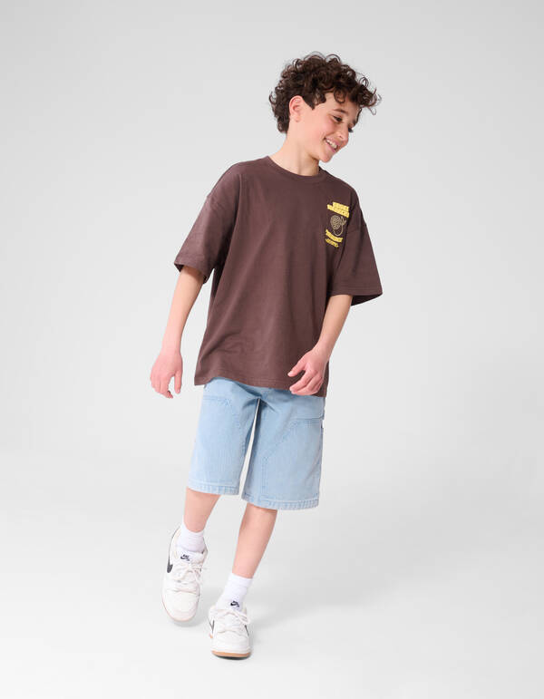 Hotel Artwork T-Shirt Dunkelbraun SHOEBY BOYS