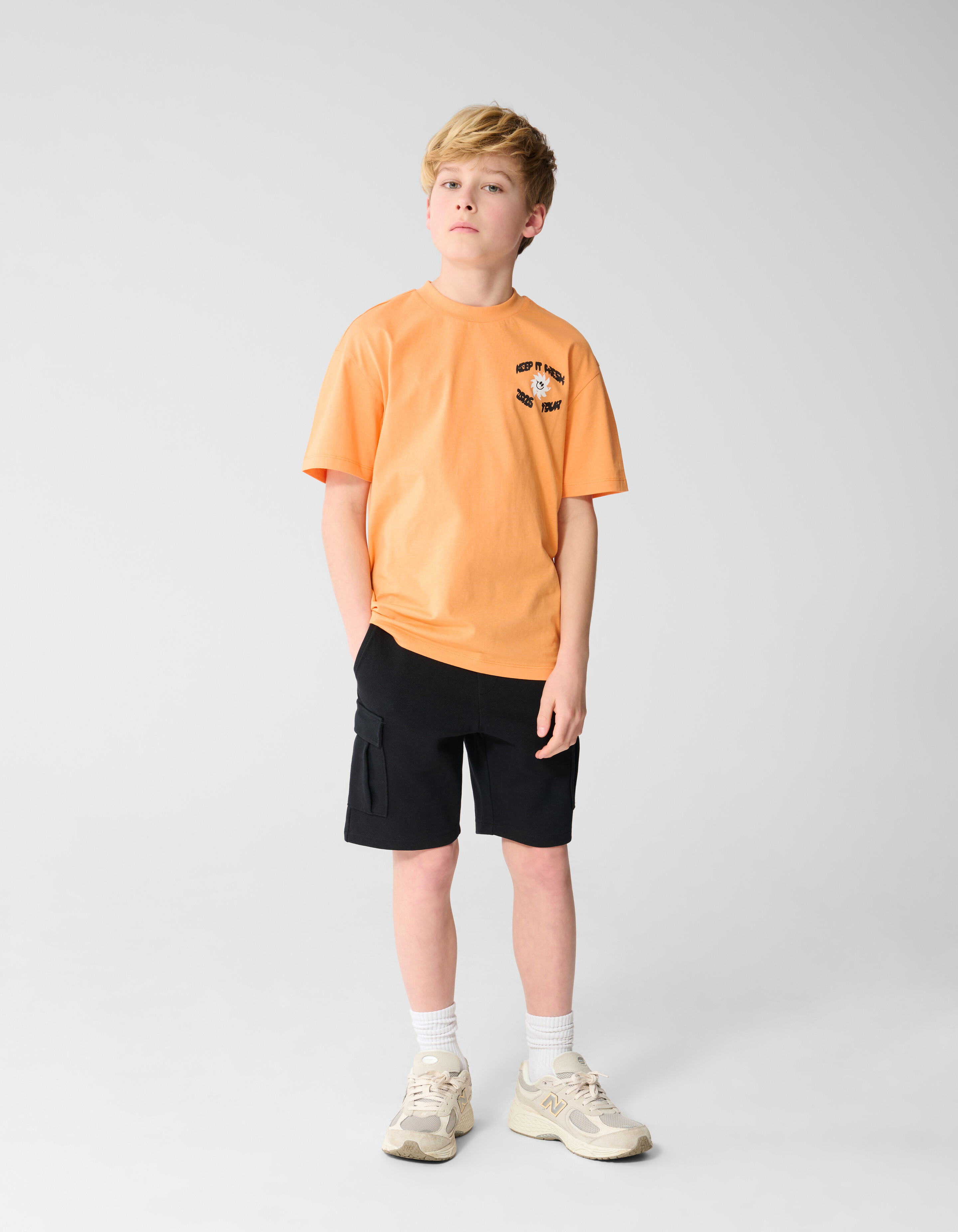 Fresh Tour Artwork T-Shirt Orange SHOEBY BOYS