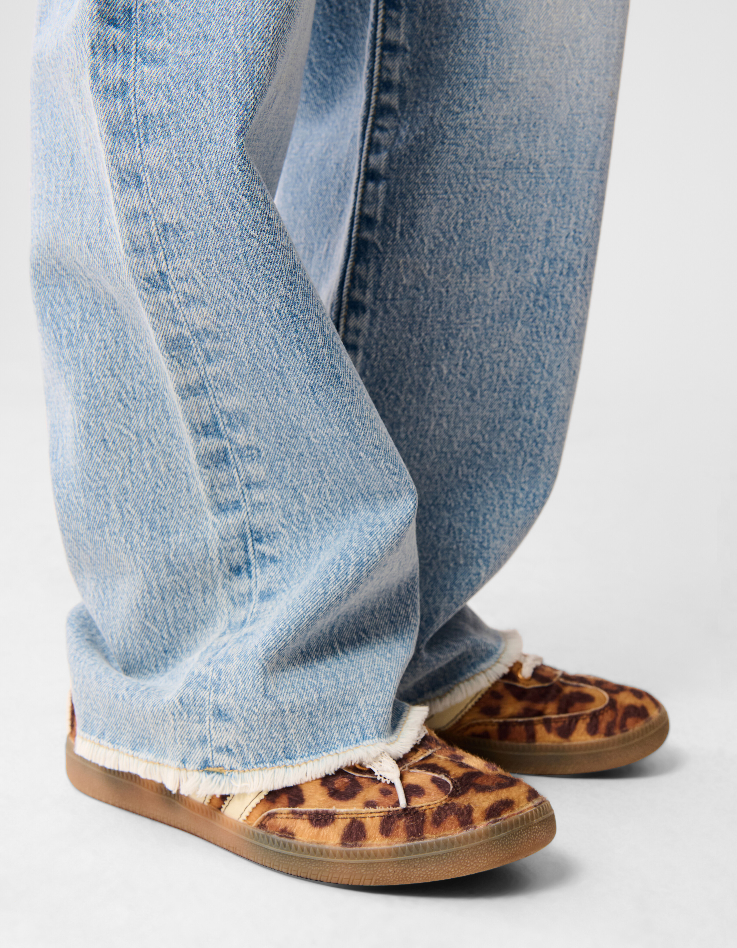 Weite Hosen aus Denim Blau SHOEBY GIRLS
