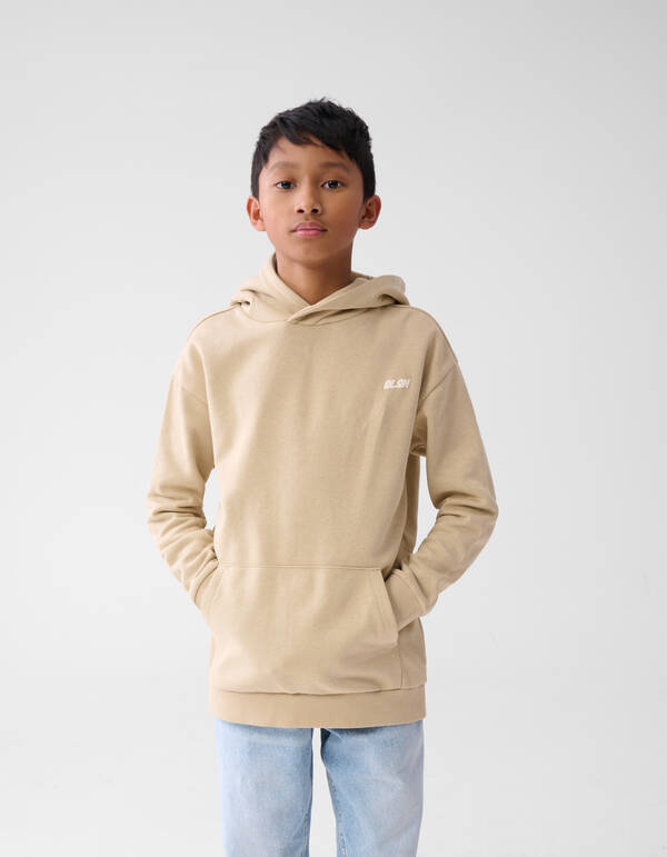 Basic Text Hoodie Sand SHOEBY BOYS