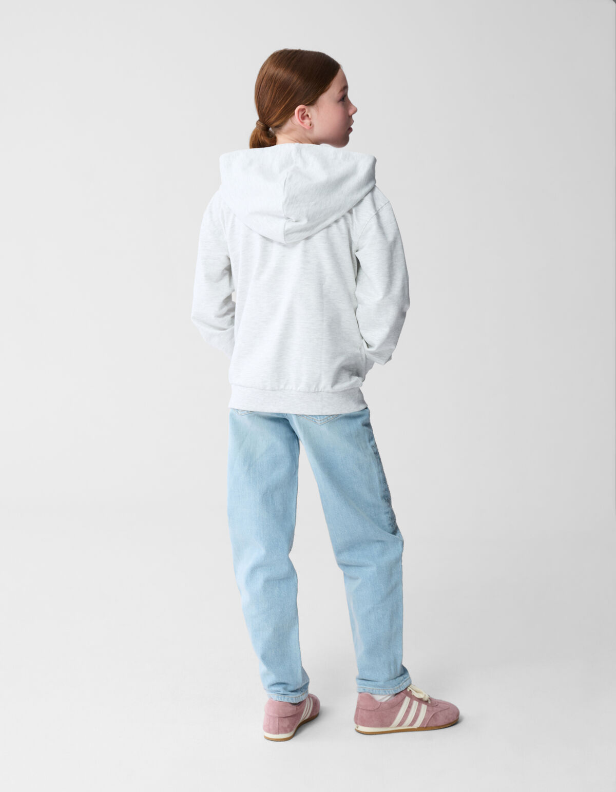 Blume Artwork Weste Hellgrau SHOEBY GIRLS