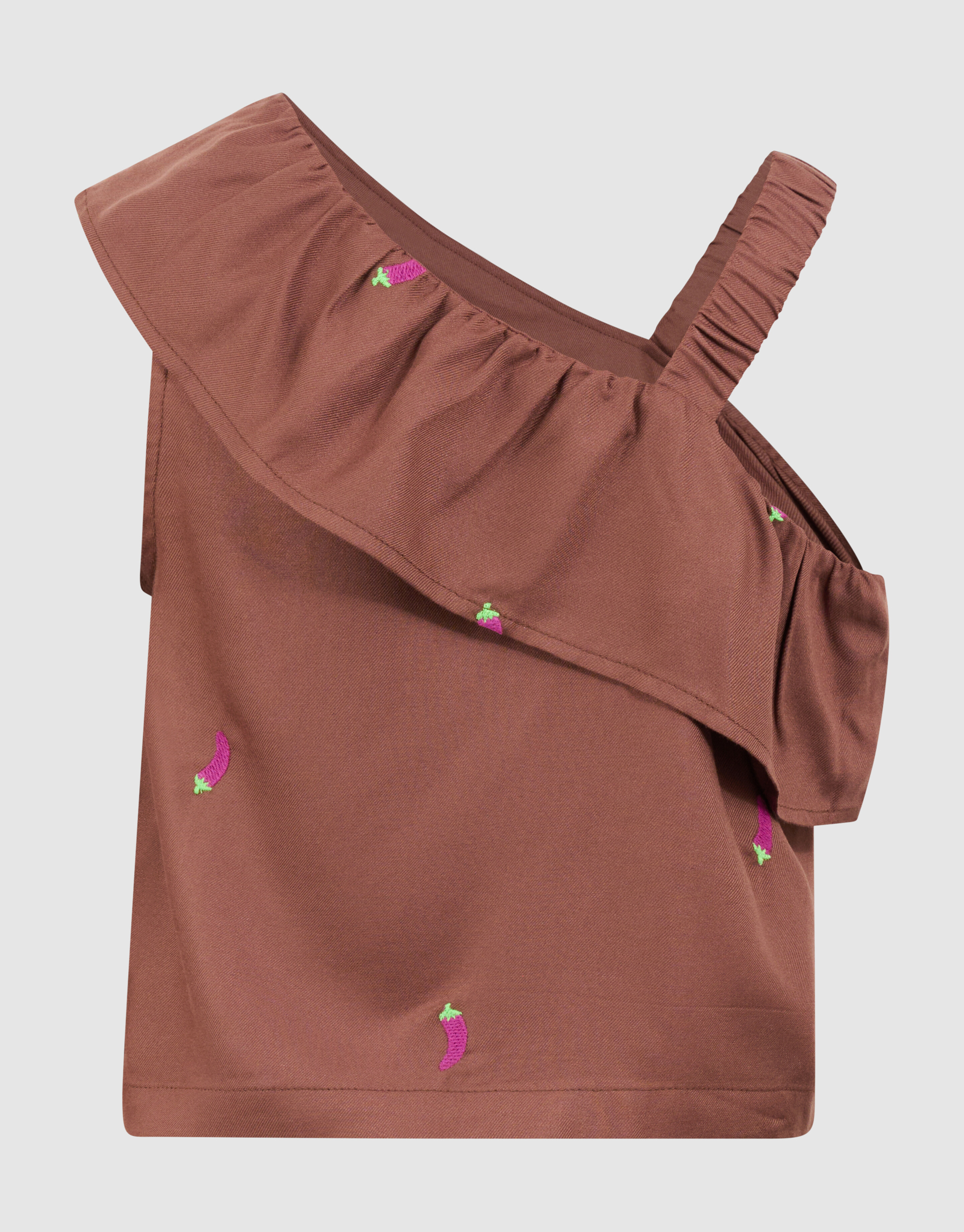 Chili R&uuml;sche Top Braun SHOEBY GIRLS