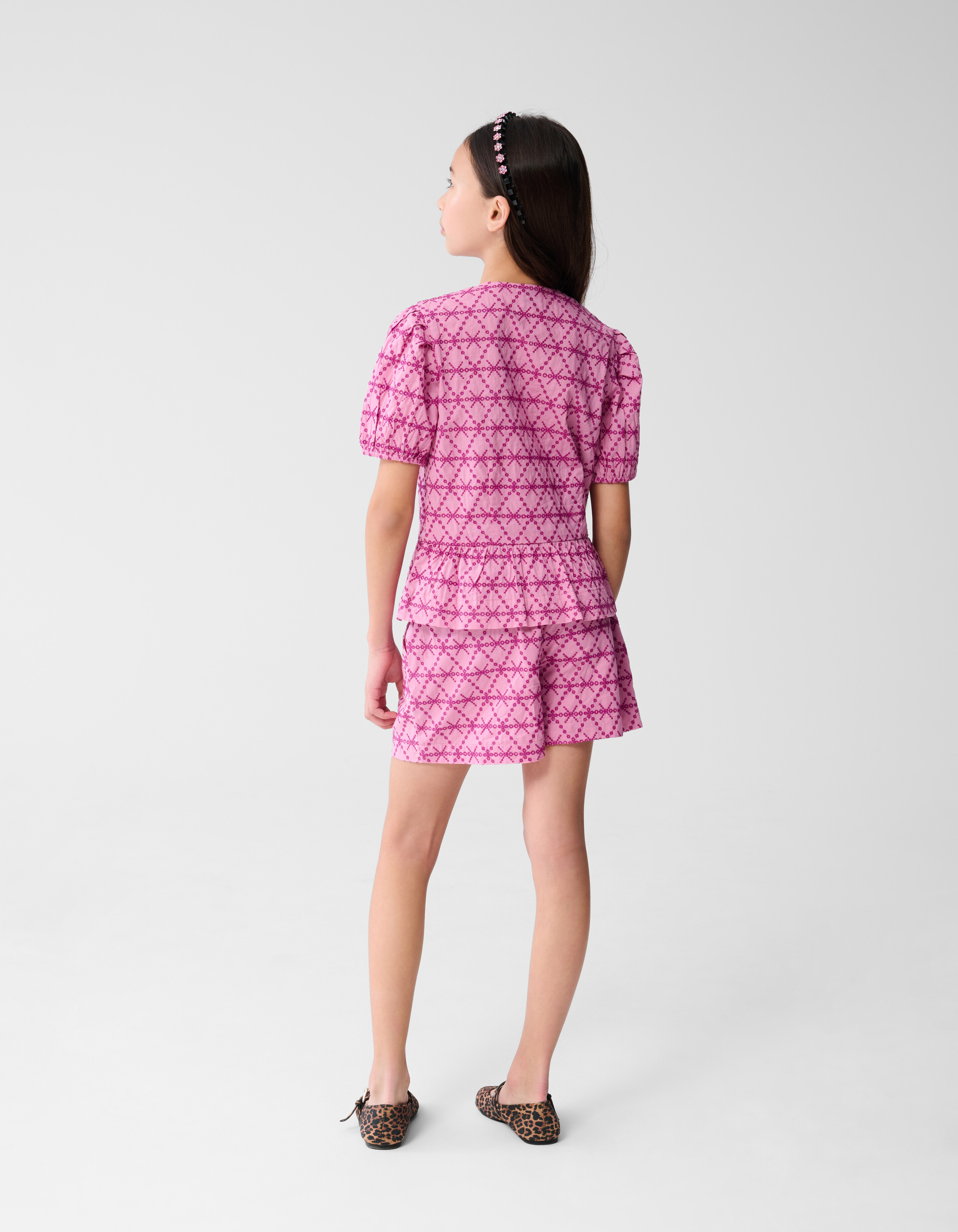 Stickerei Kurz Rosa SHOEBY GIRLS