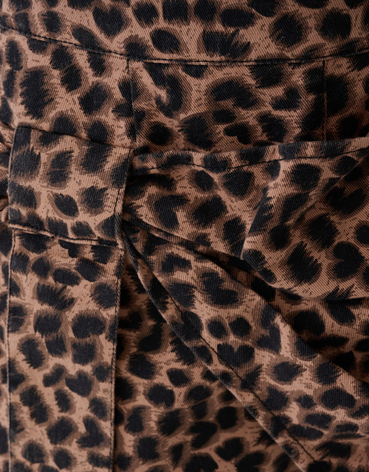 Leoparden-Twill-Skort Braun SHOEBY GIRLS