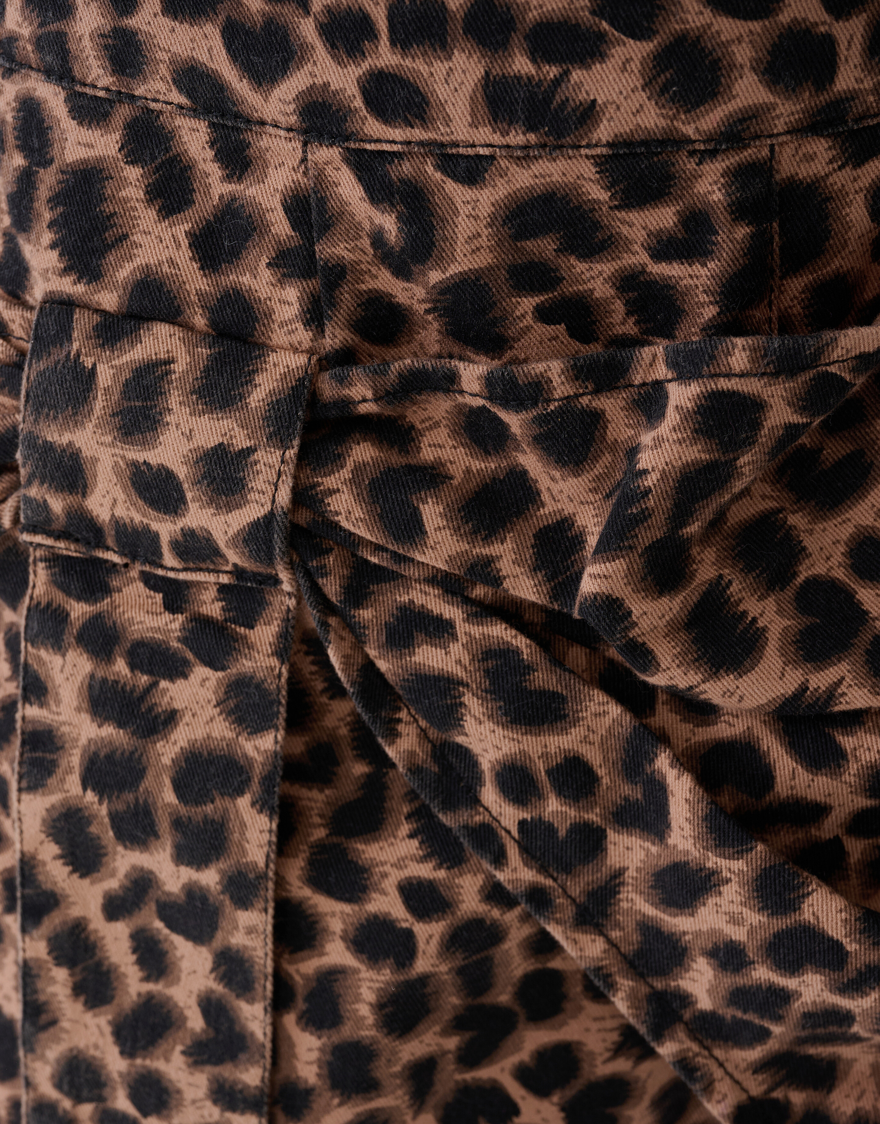 Leoparden-Twill-Skort Braun SHOEBY GIRLS