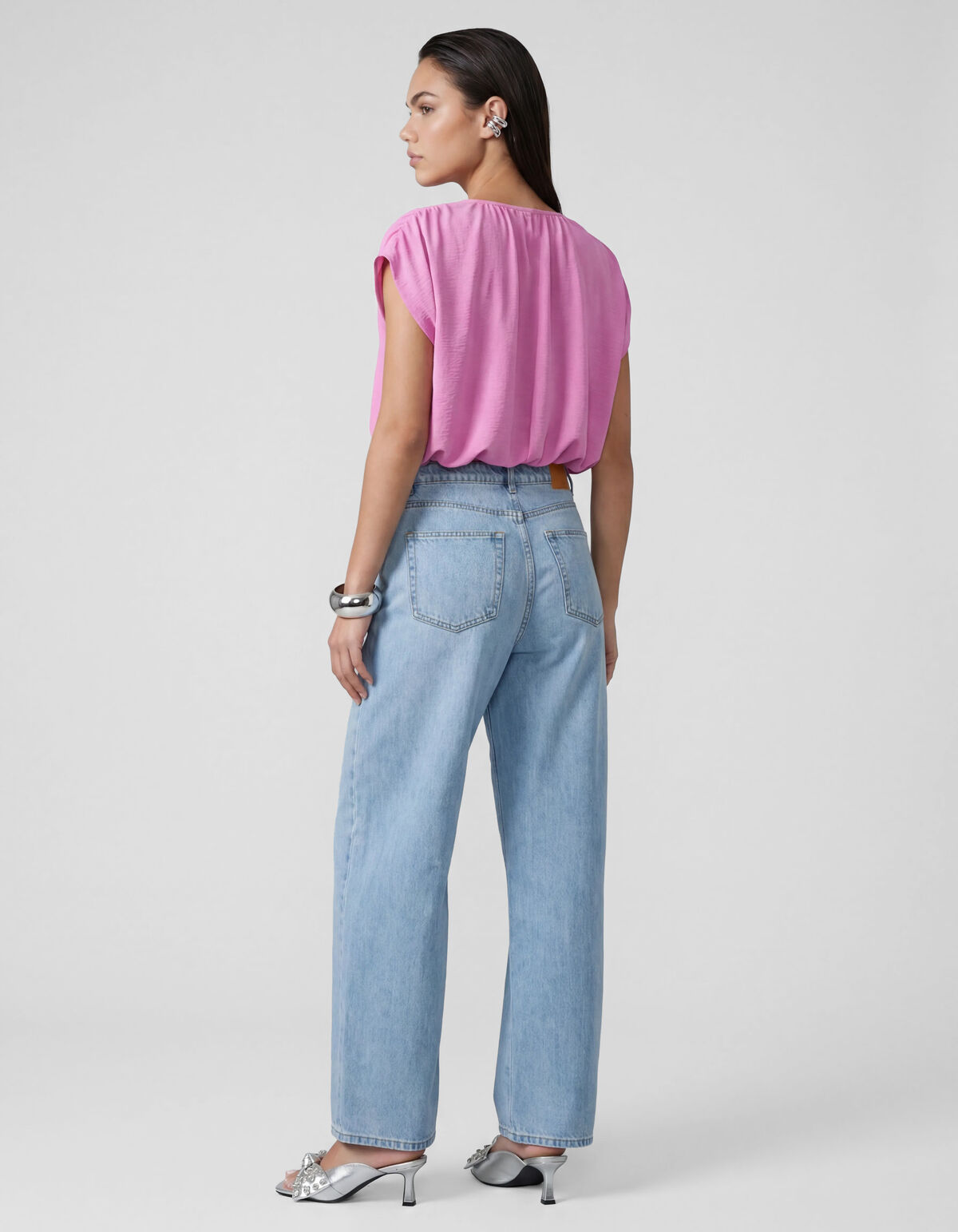 Gek&uuml;rzte Twist-Top Rosa SHOEBY WOMEN