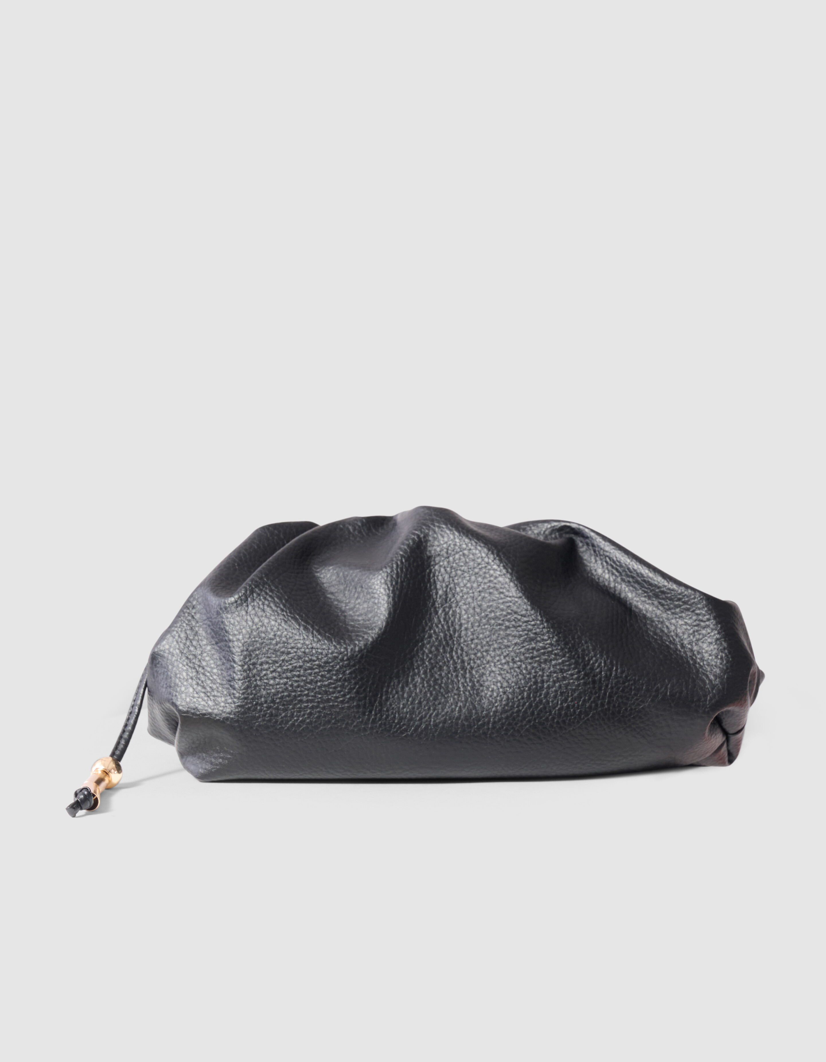Vegane Leder-Clutch Schwarz SHOEBY ACCESSOIRES