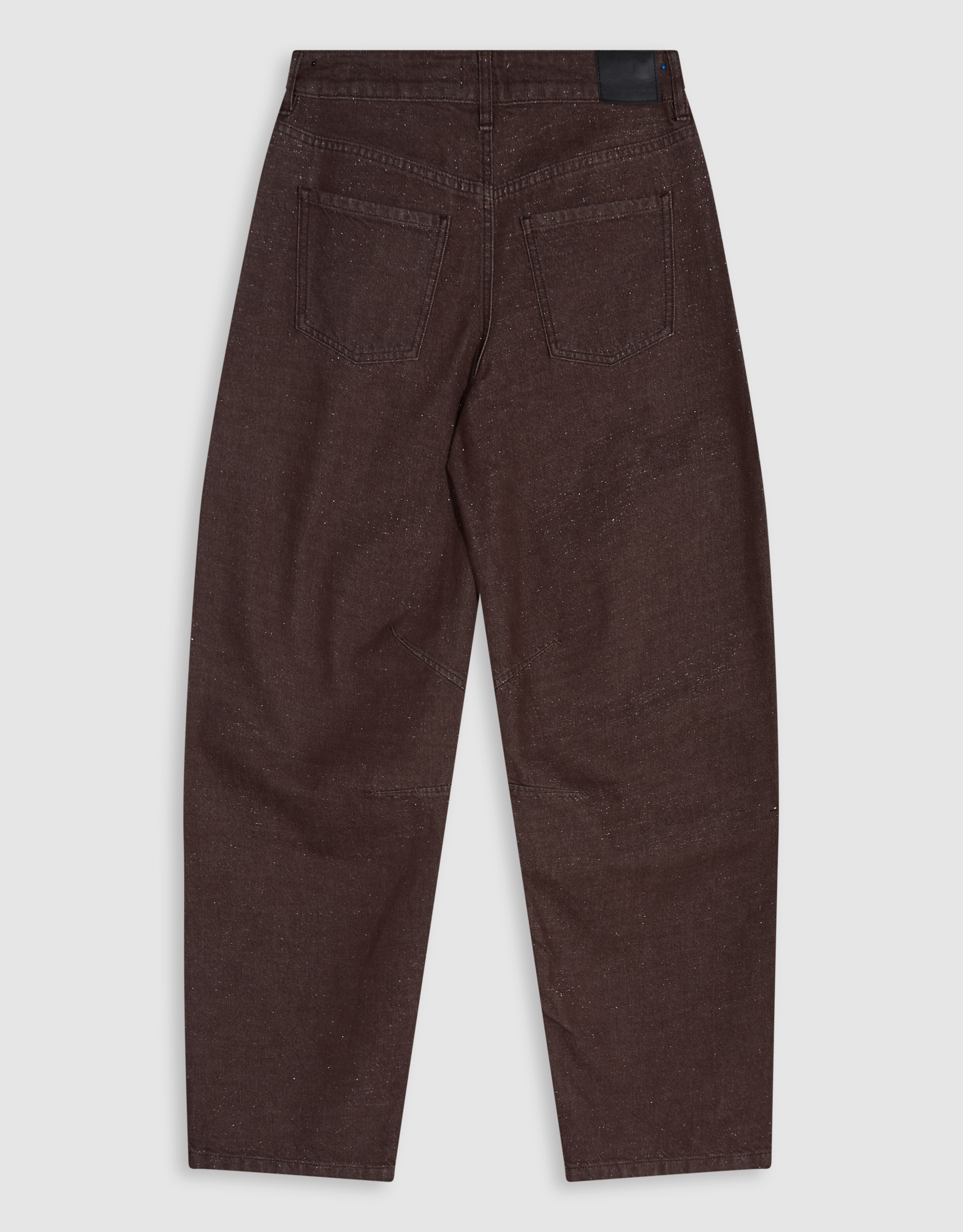 Lurex Barrel Fit Jeans Dunkelbraun SHOEBY WOMEN