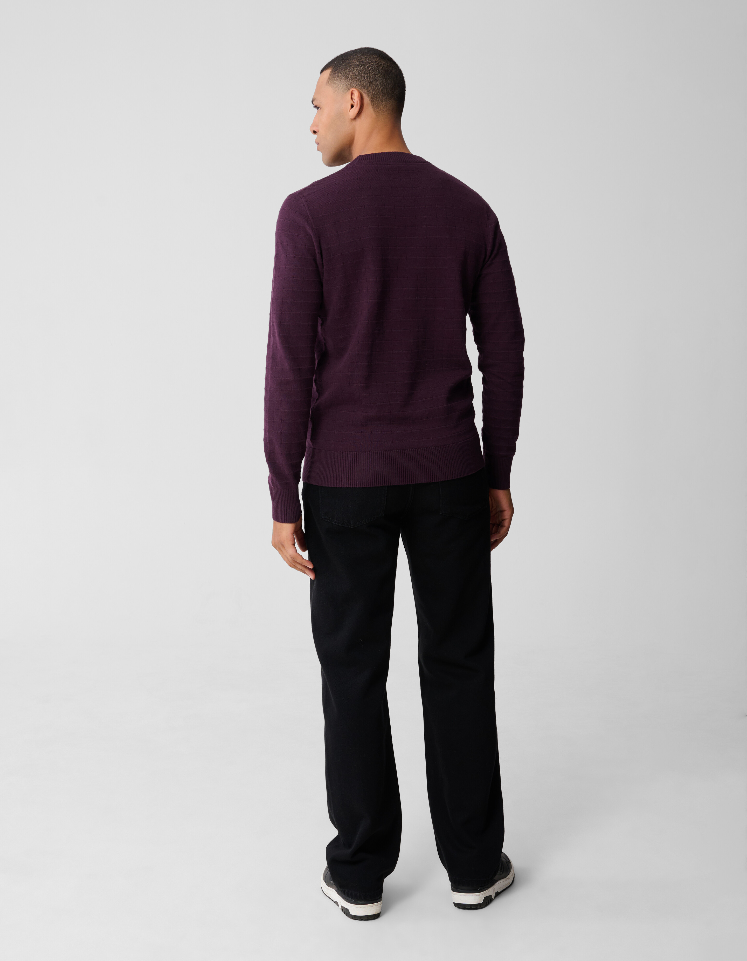 Blockpullover Dunkelrot SHOEBY MEN