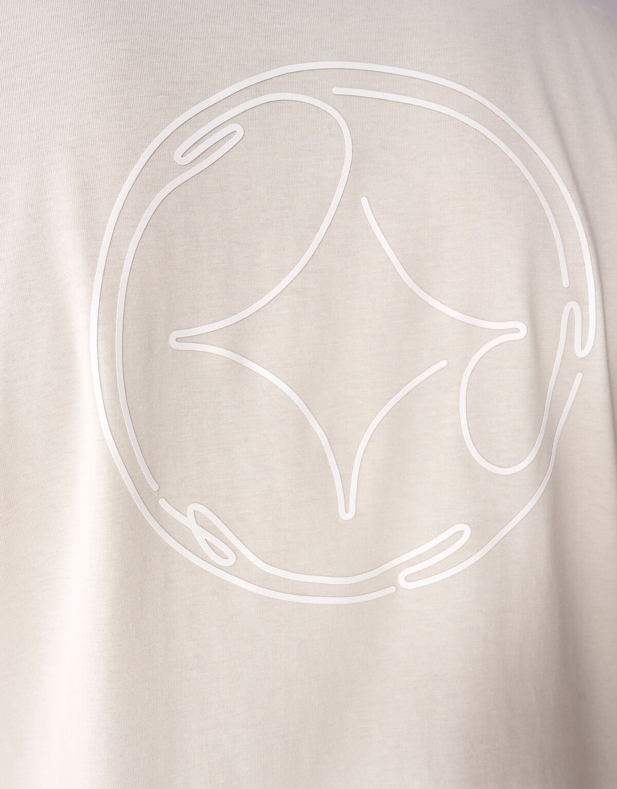 Line-Art-T-Shirt Sand SHOEBY MEN