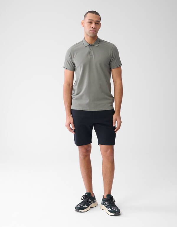 Piqu&eacute;-Polo Dunkelgr&uuml;n SHOEBY MEN