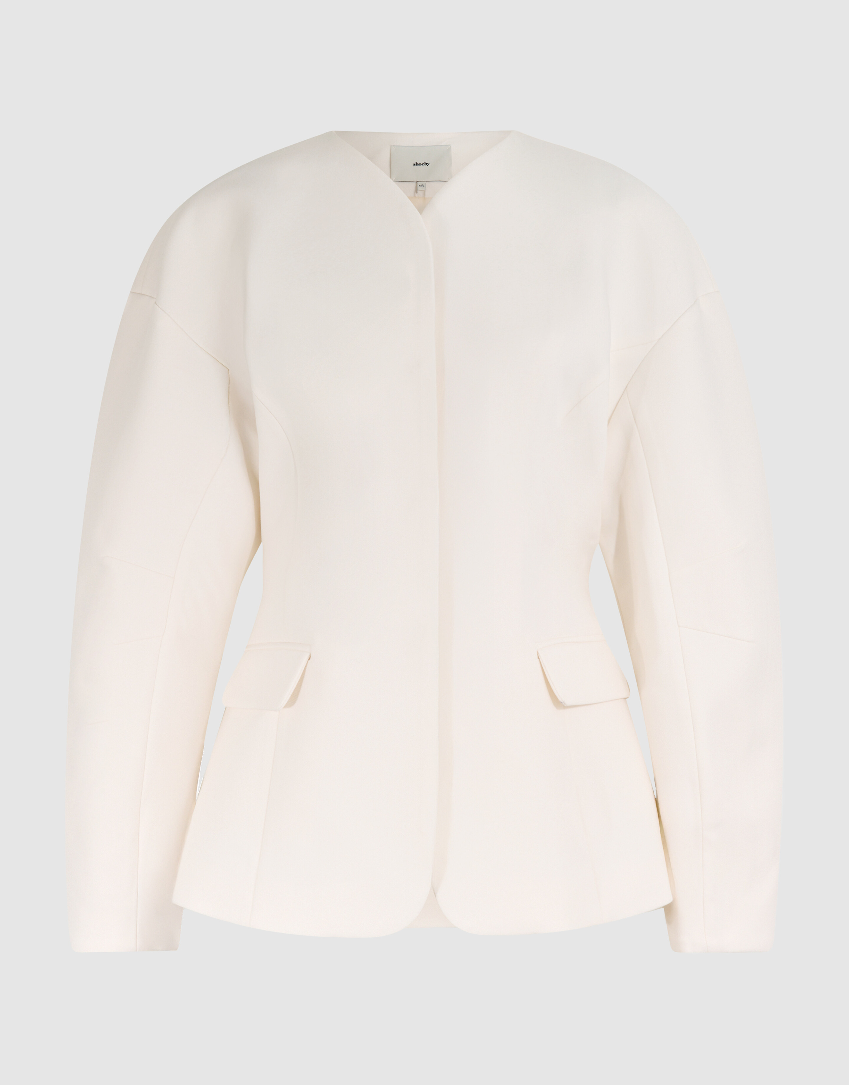 Blazer in Eiform Off White SHOEBY WOMEN