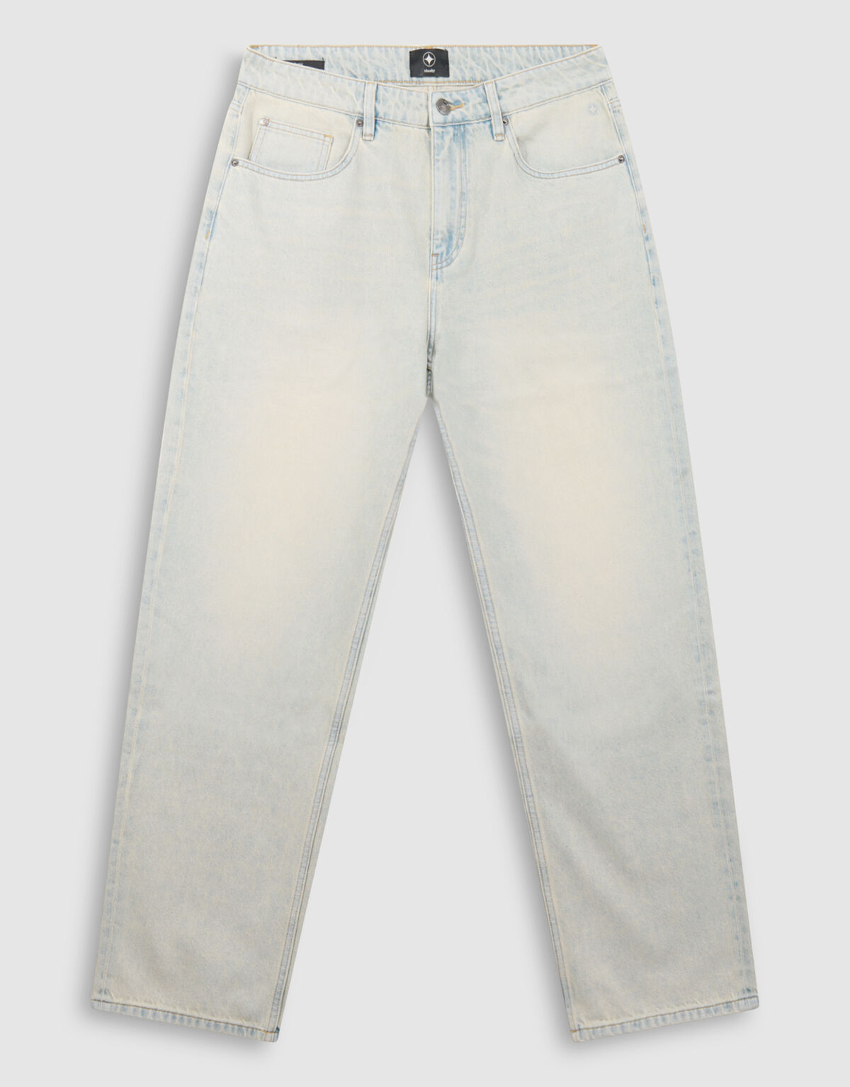 Baggy Fit Jeans Gebleicht L34 SHOEBY MEN